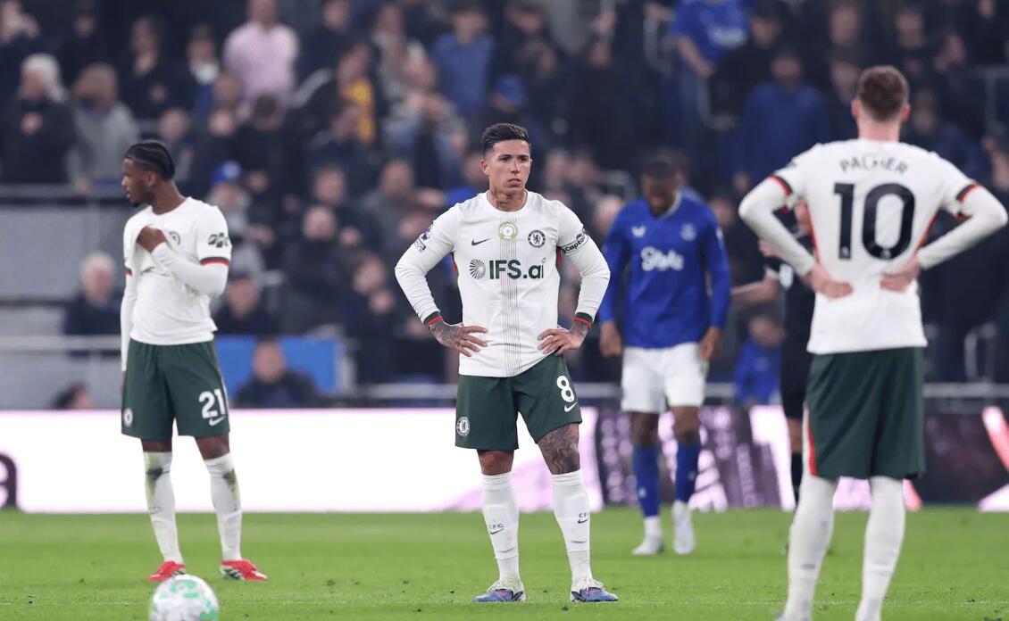 切尔西在本轮英超联赛客场负于埃弗顿，球队在过去4场联赛先后负于阿森纳、纽卡斯尔以