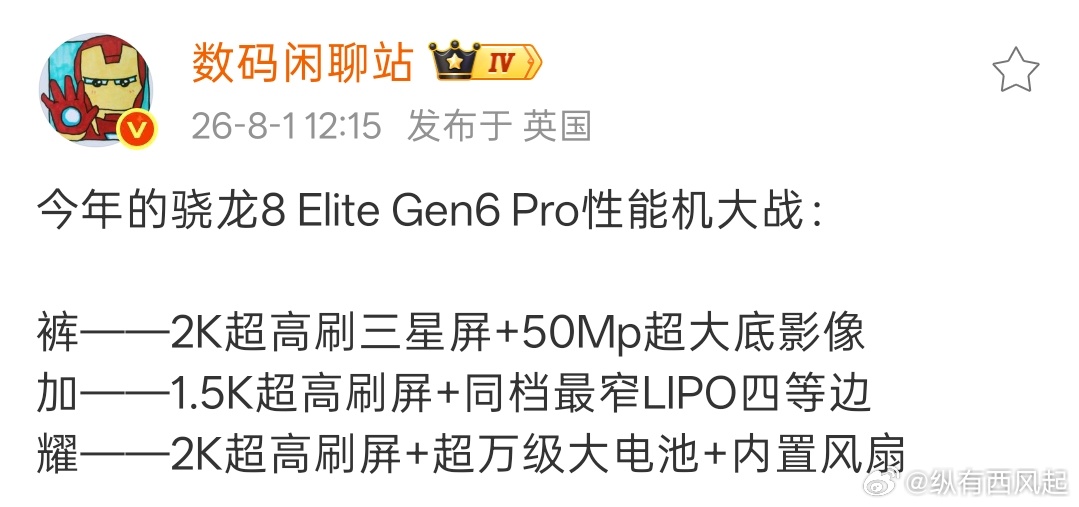 红米和realme缺席的性能旗舰大战，感觉没有那么刺激了呢 