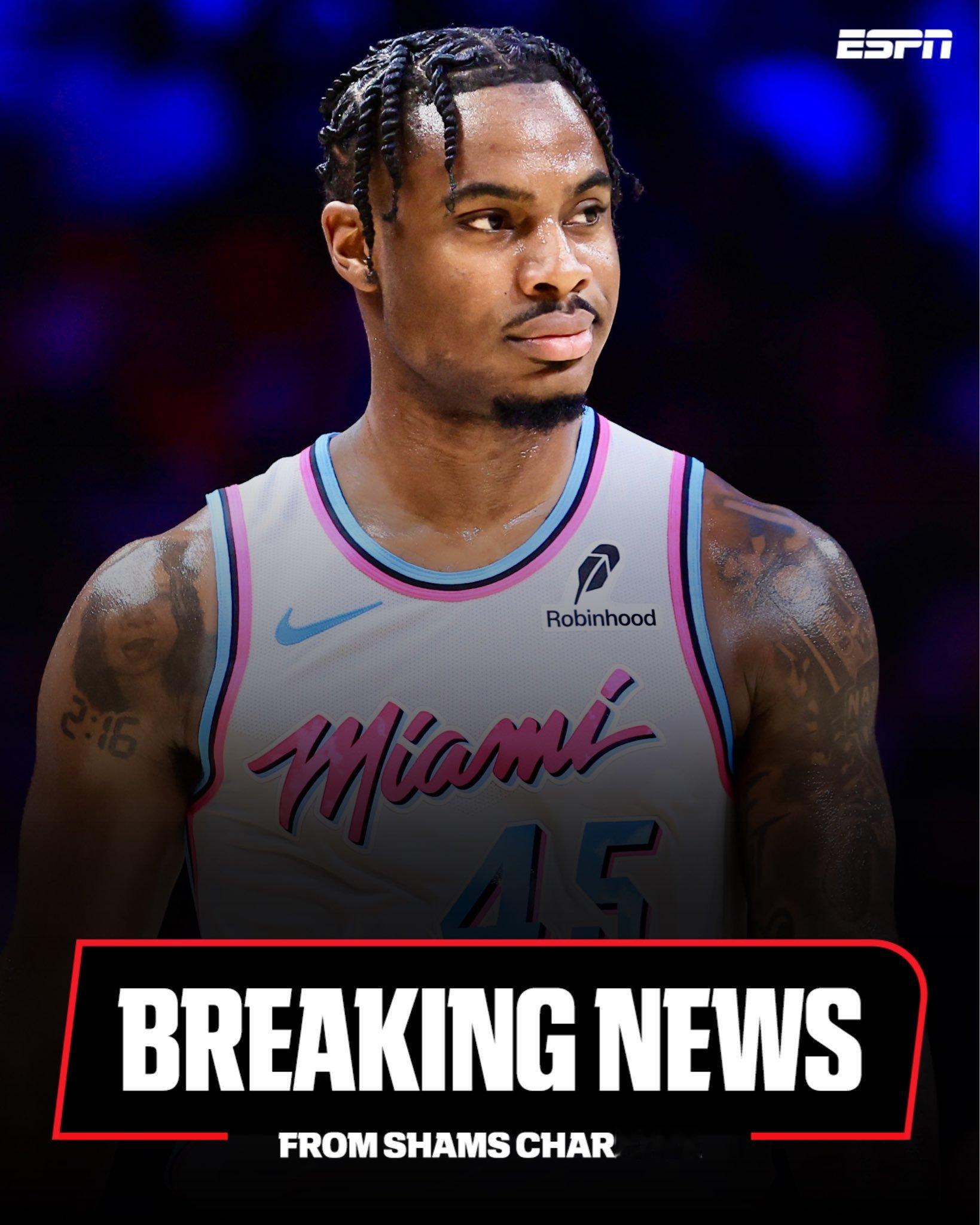 热火两年2400万续约小米切尔nba ​​​