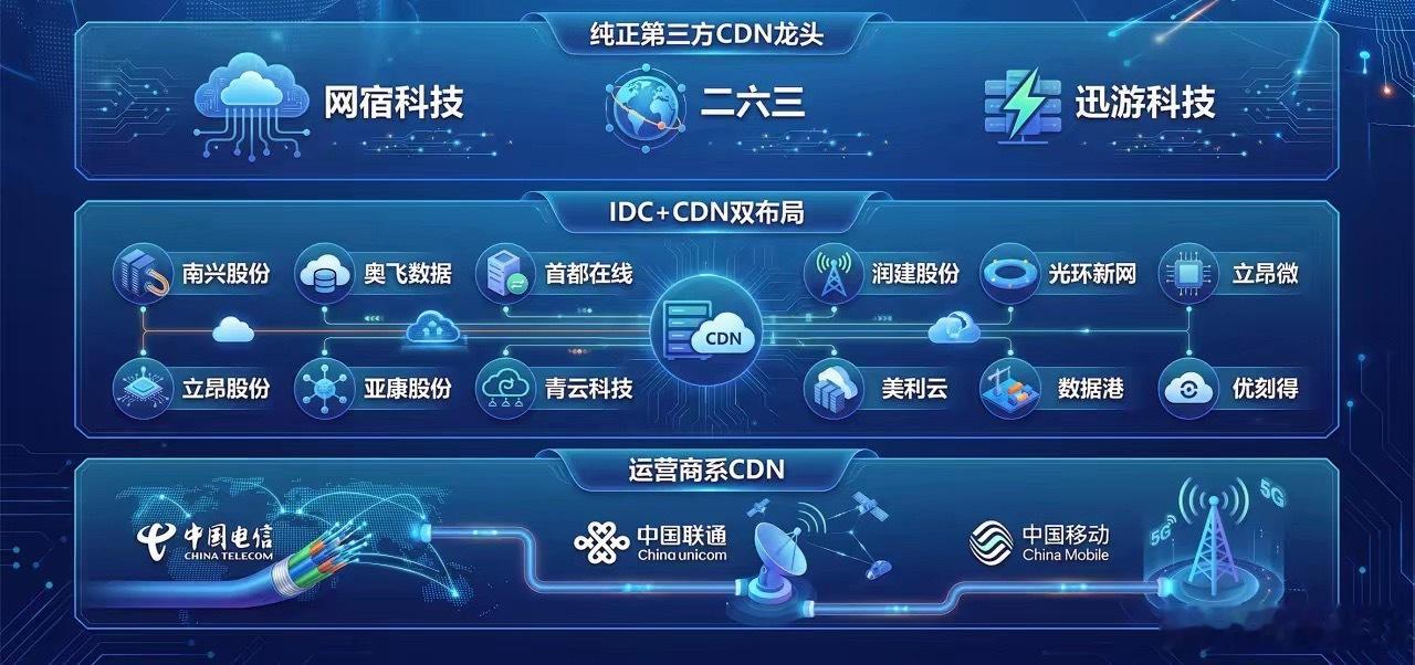 内容分发CDN概念股全景图网宿  南兴。二六三 