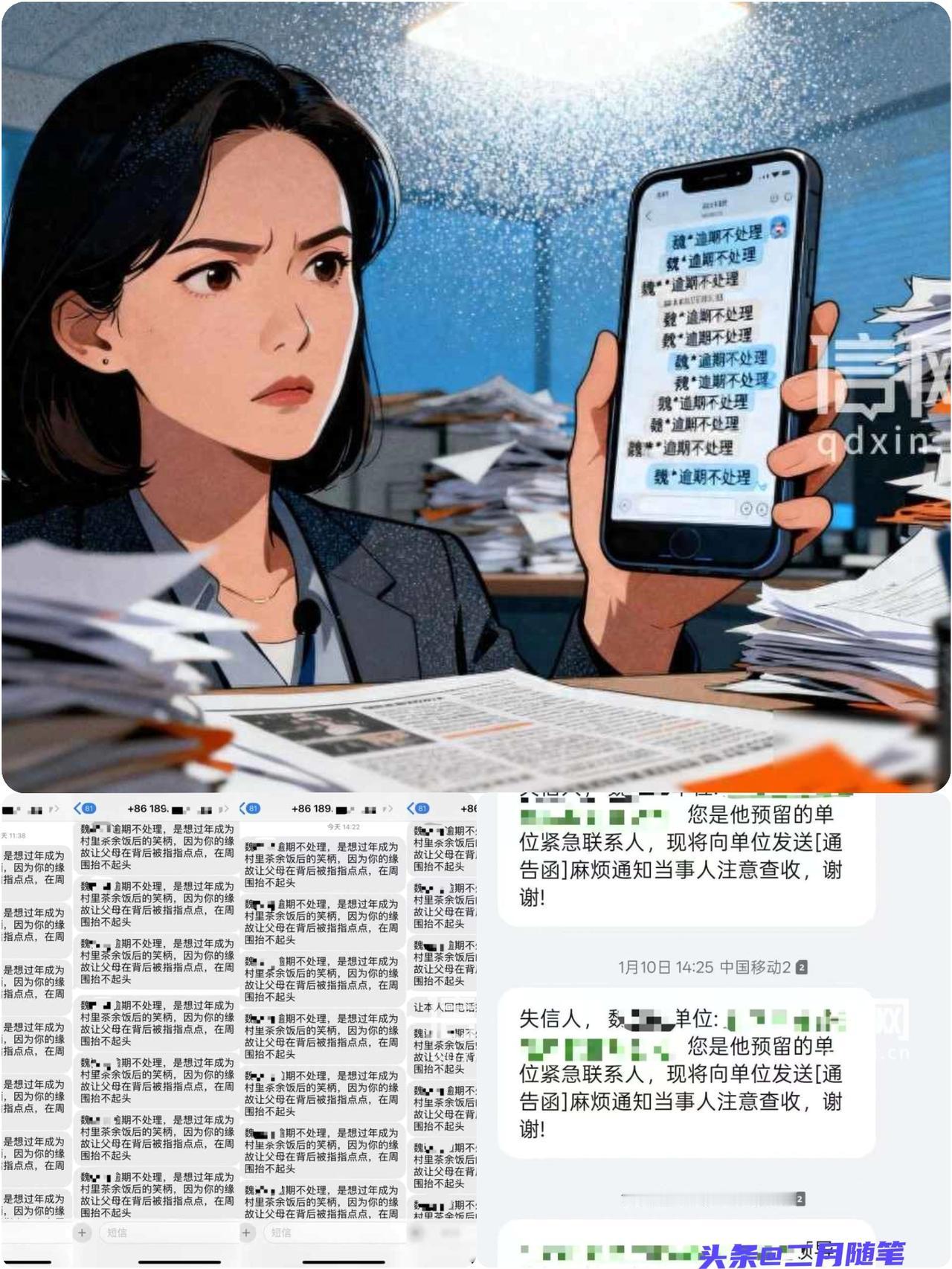 “你我贷”为催收把采访电话都爆了，
催收员怼警察：“爆通讯录怎么了？”

近日，