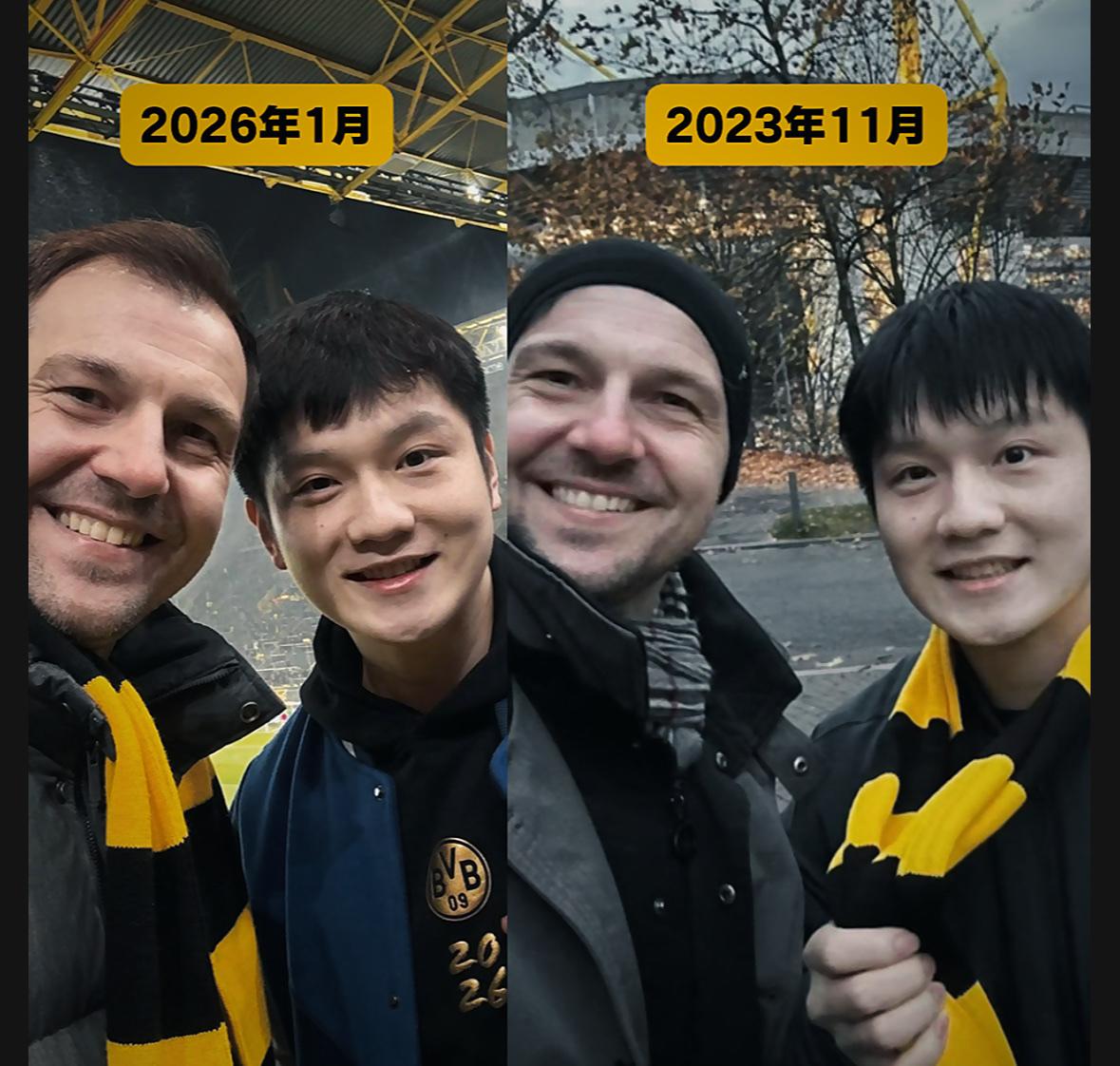 整整816天了，
2张与好友波尔的合影，
樊振东的世界梦……

前天，也就是1月