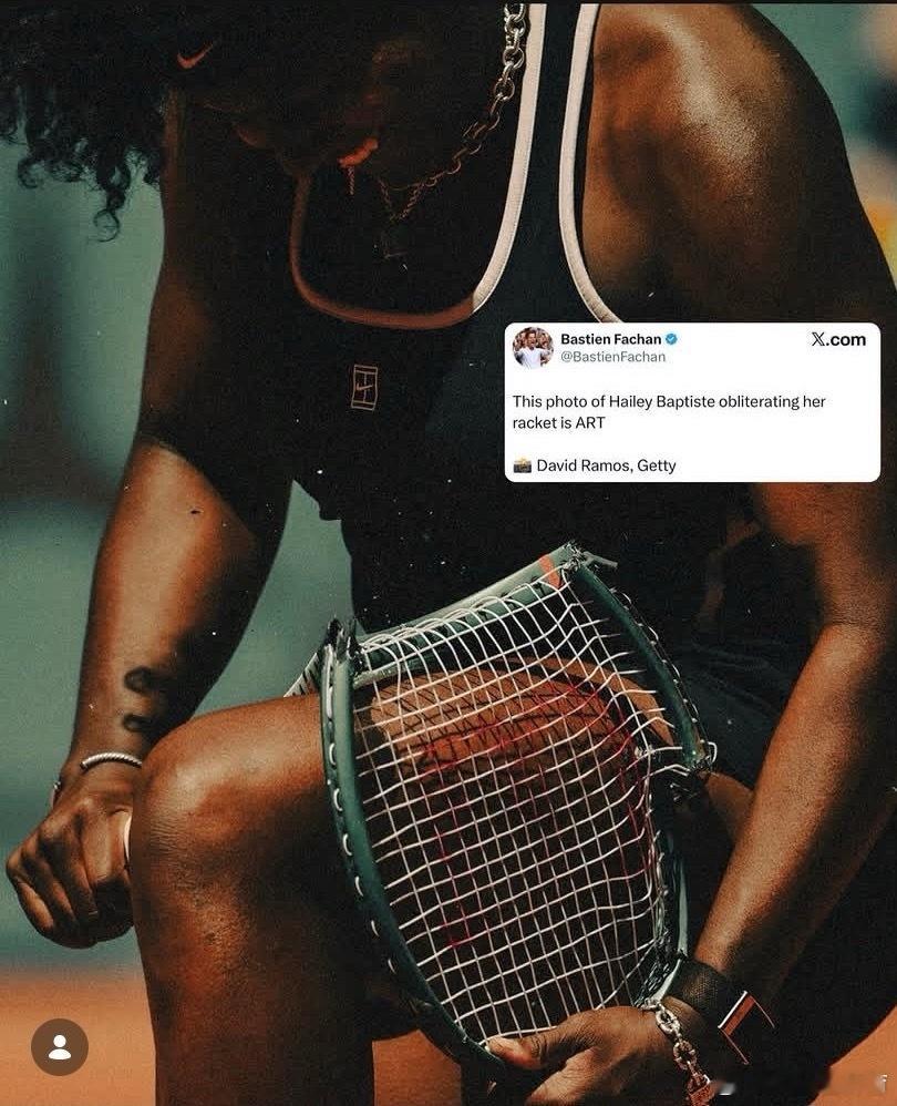 这力量感…太夯了女子网球的力量又上去了巴蒂斯特