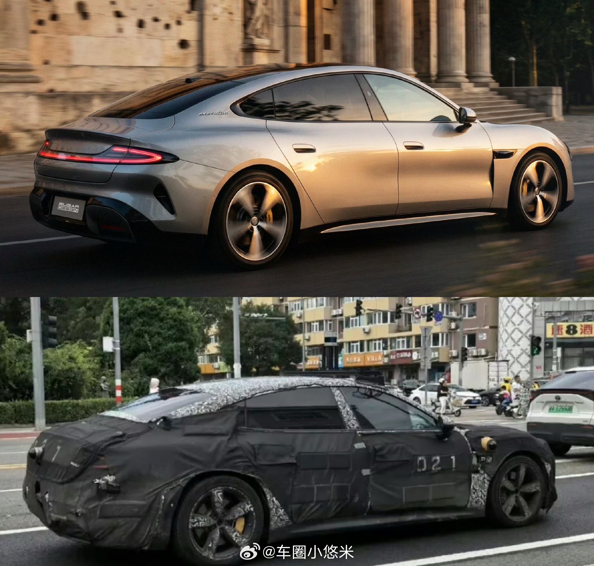 小米全新车型曝光小米全新车型SU9 LUX曝光了！也就是大家之前一直在蹲的SU7