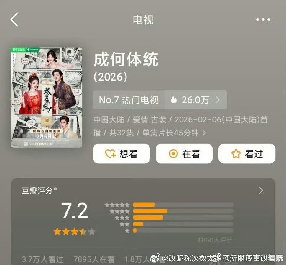 这都7.2豆瓣分是真不值钱了 