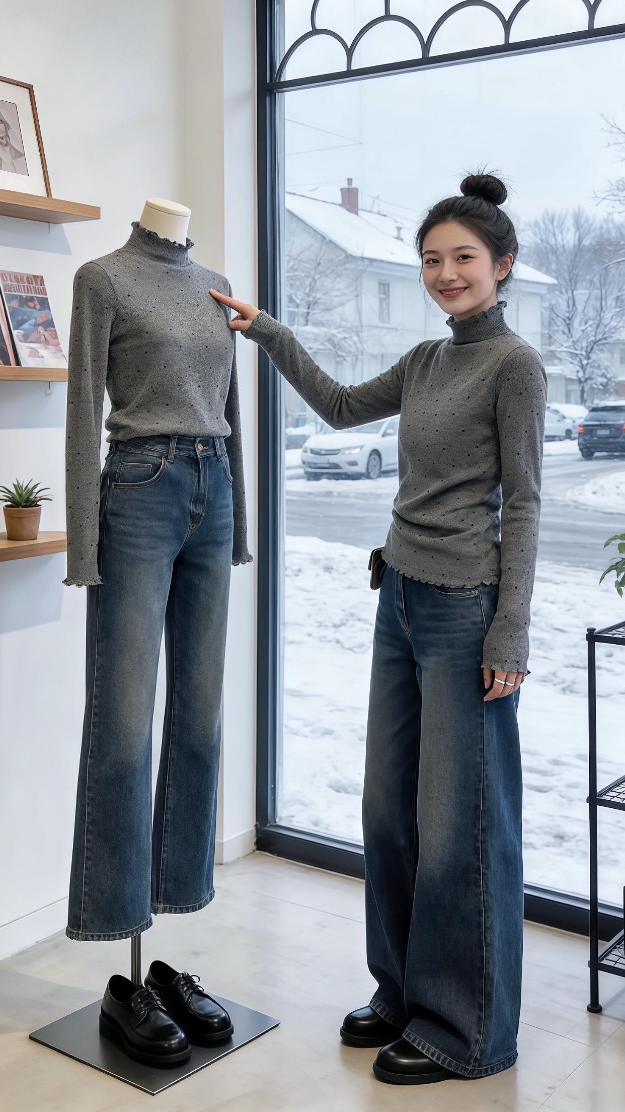 氛围感拉满的冬日穿搭 用暖系氛围感打开冬日 小个子女生的冬季逆袭穿搭 ...