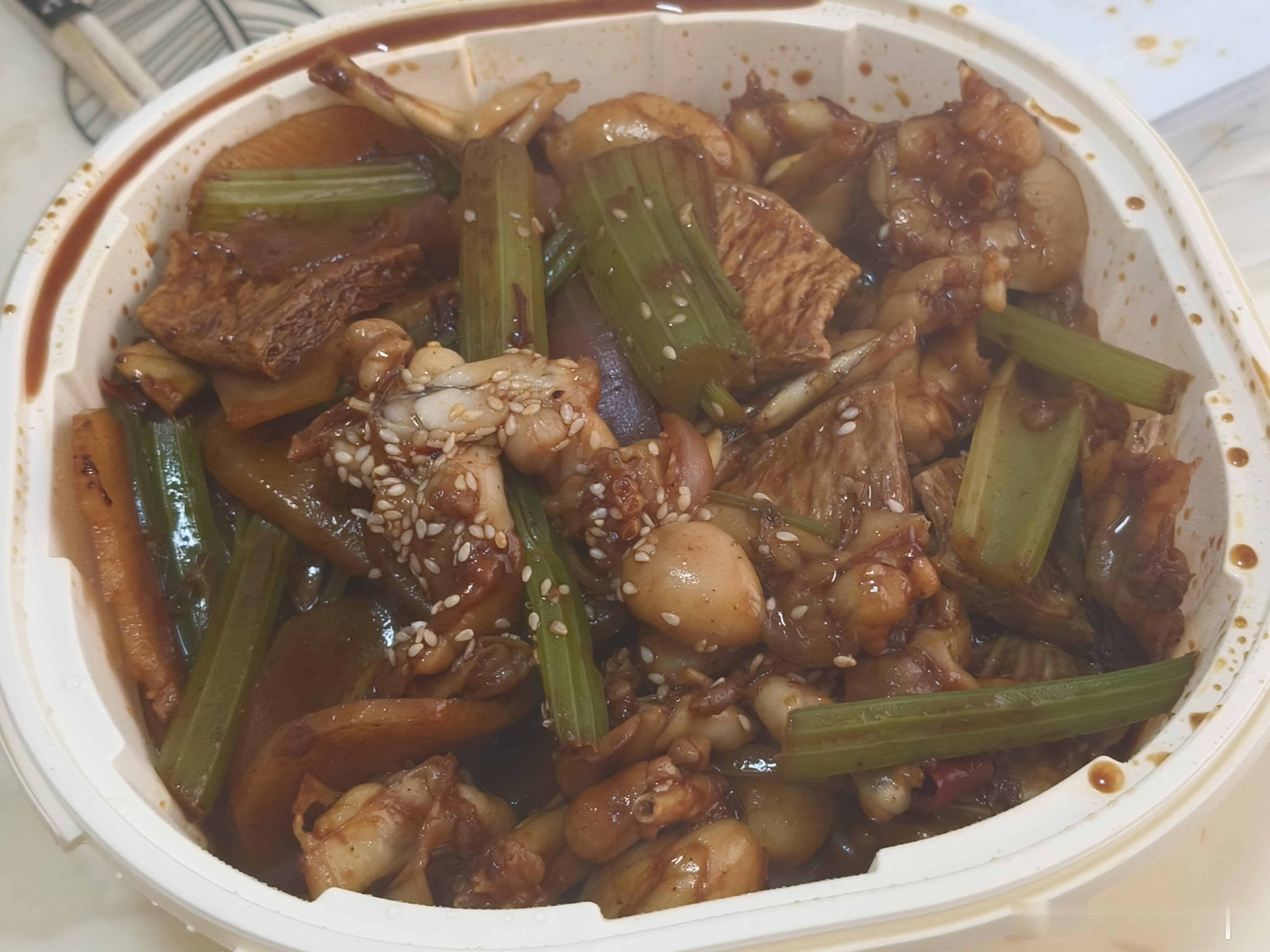 已爽吃吃完。 