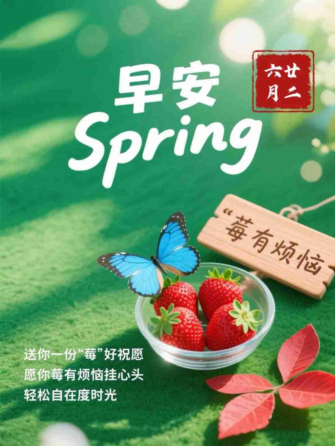 我的今日状态：😁轻松愉快
我这里的天气：☀️晴天