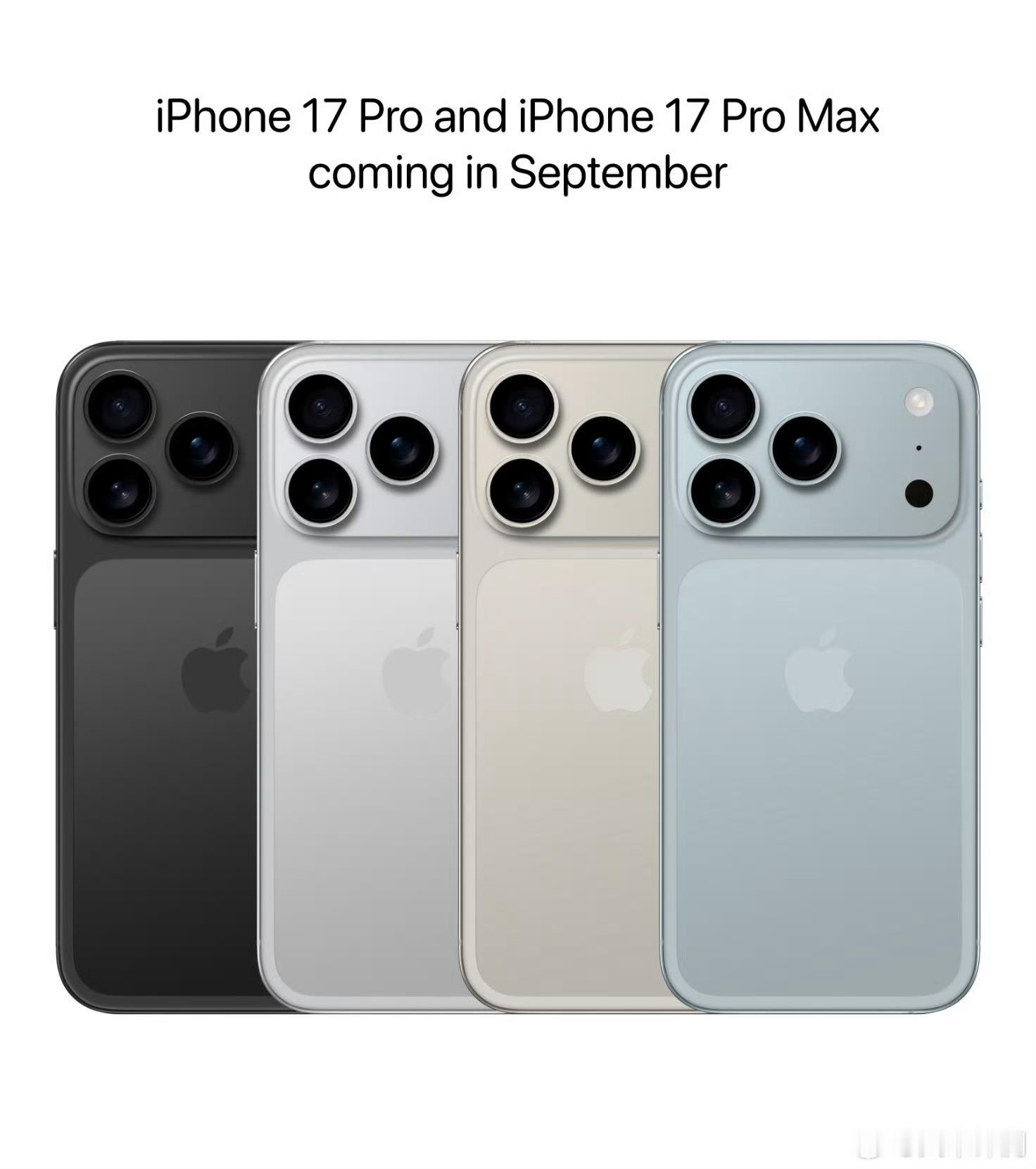 iPhone17ProMax最新机模不知道正面变化大不大，不过肯定还还是药丸屏了