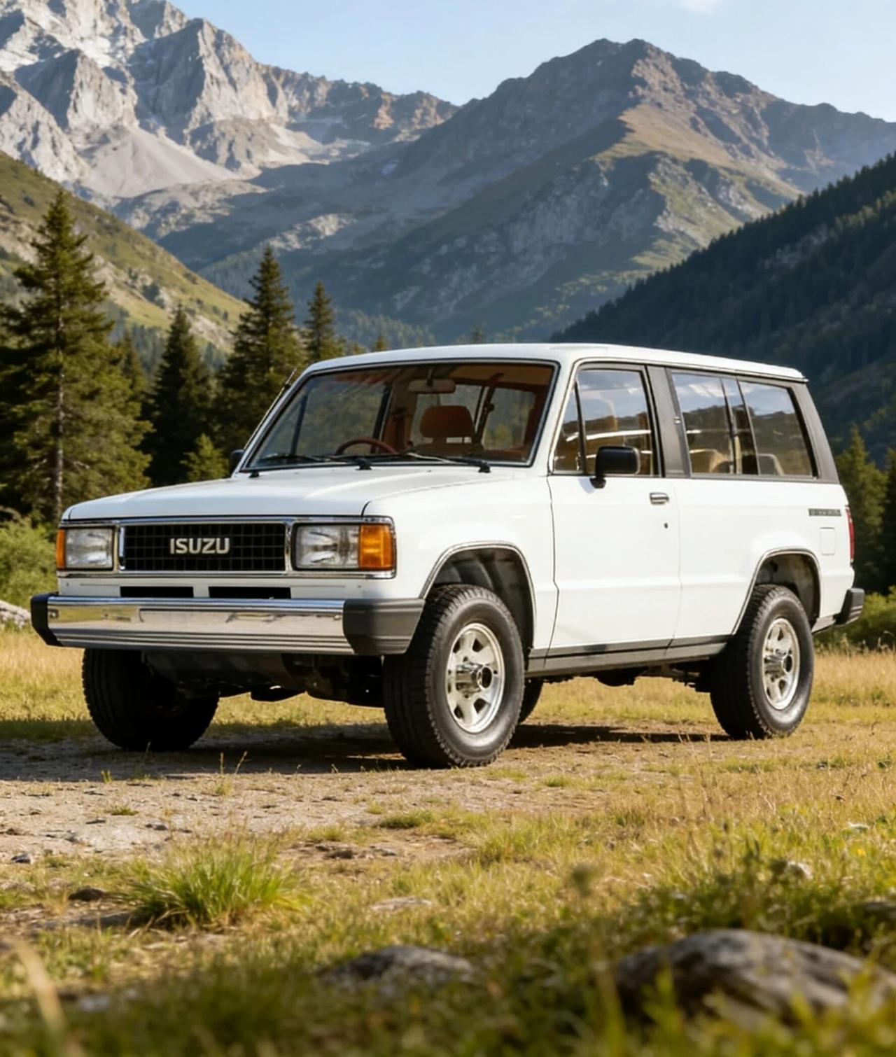 岁月不改野性，经典永不过时这台1987年的五十铃突路霸(Trooper），是80