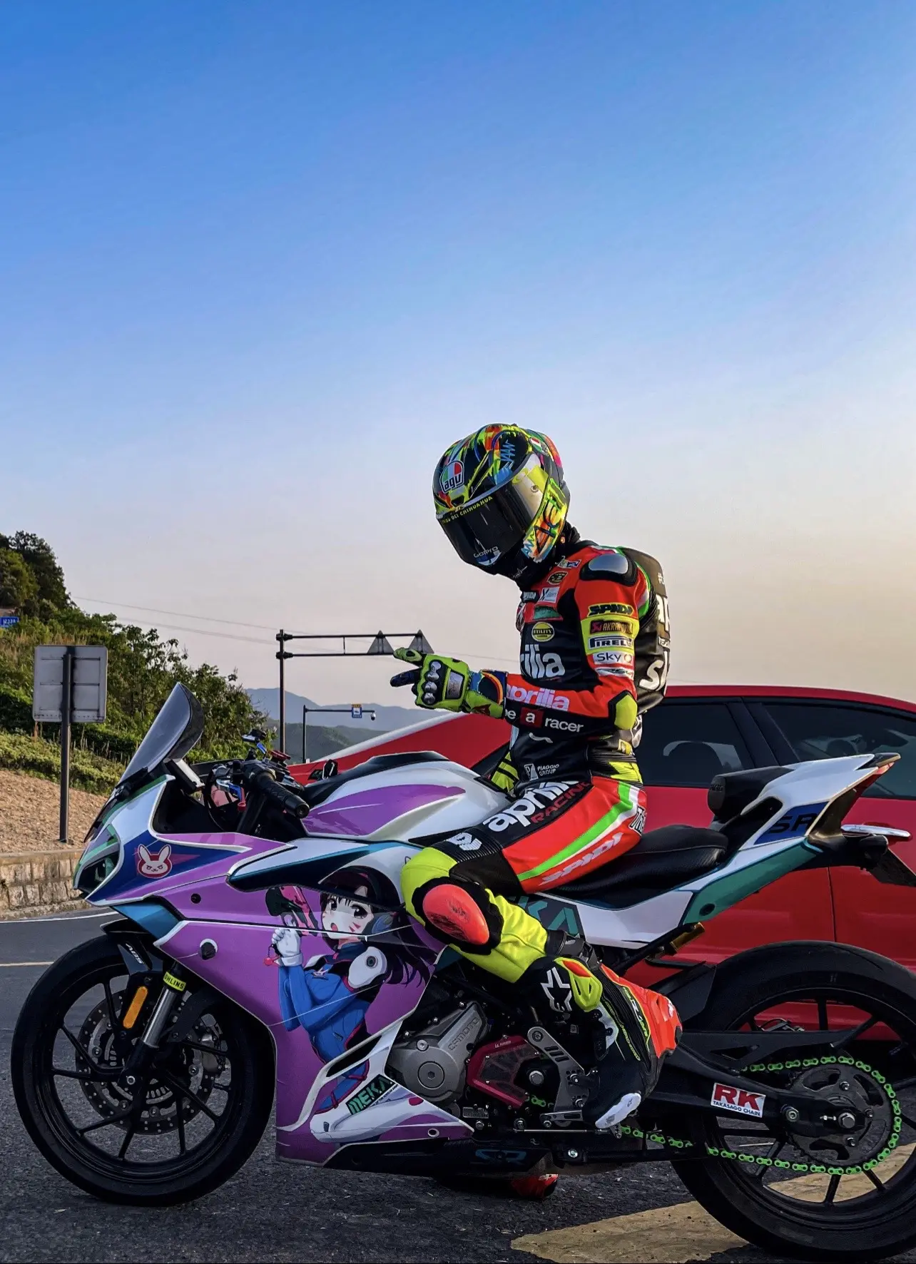 想收台凯越250刺鸟合法跑四明山，快骂醒我 ，250是真的骑吐了不想骑了
