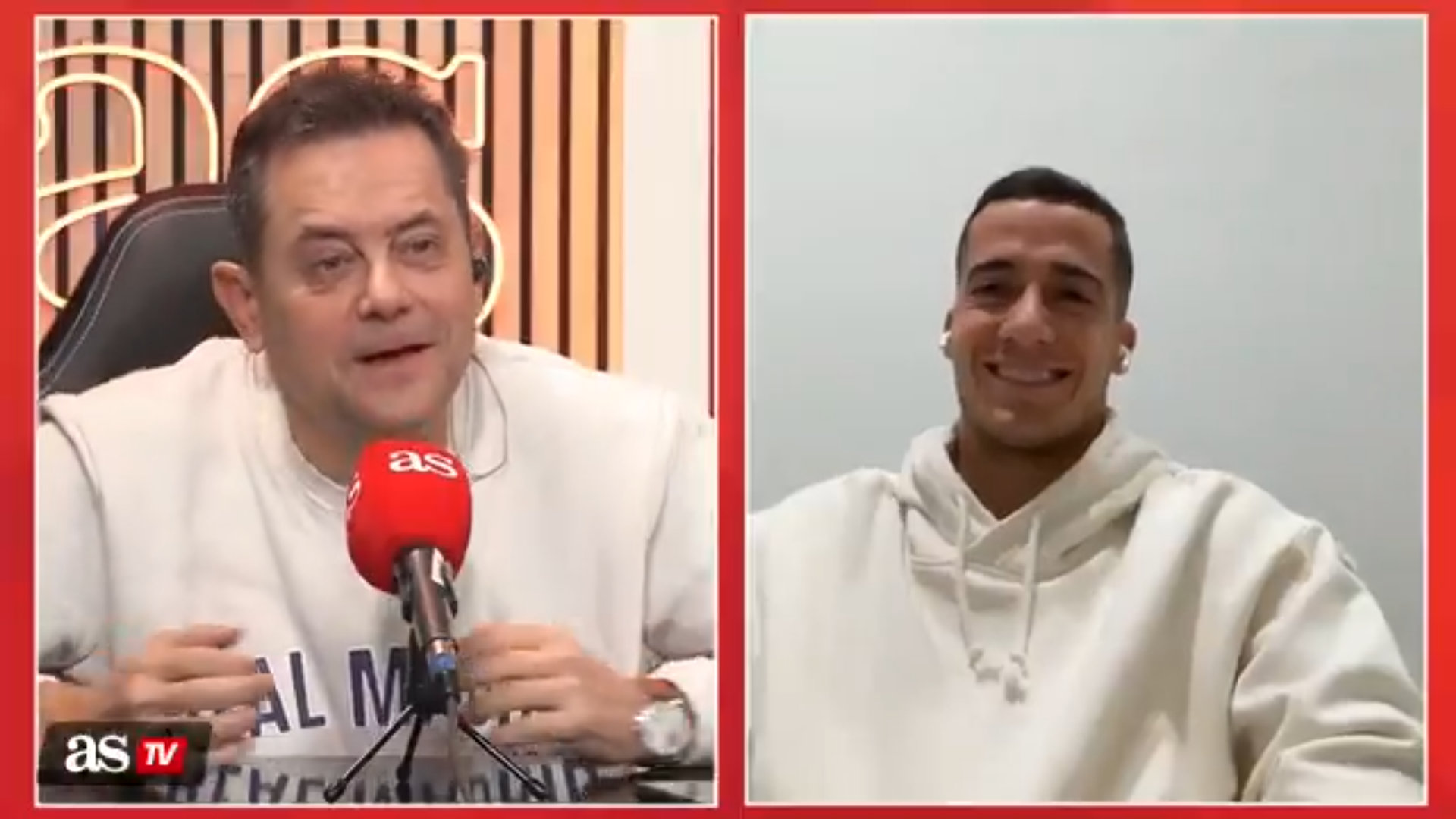 龙赛罗采访巴斯克斯时，谈论到了’内格雷拉案‘：龙赛罗：“你带着五座欧冠冠军奖杯离