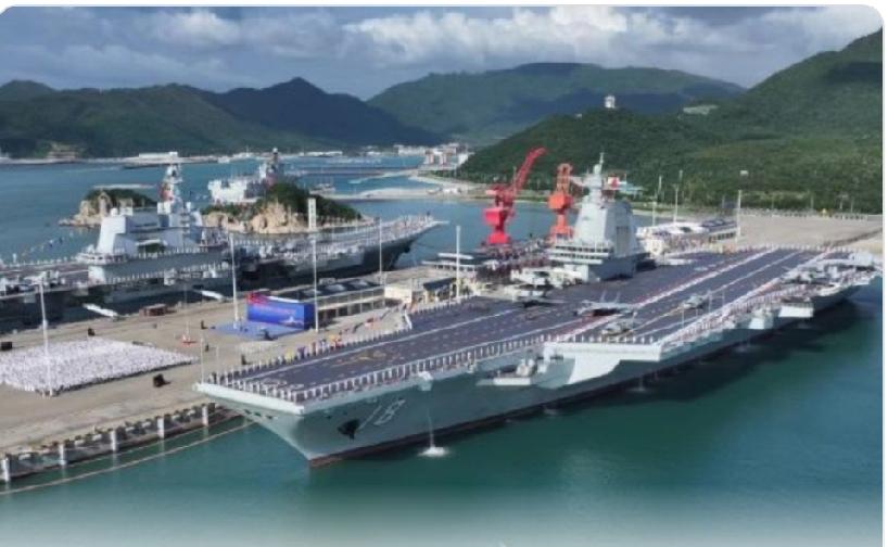 我国第三艘航母福建舰正式入列！甲板上那个