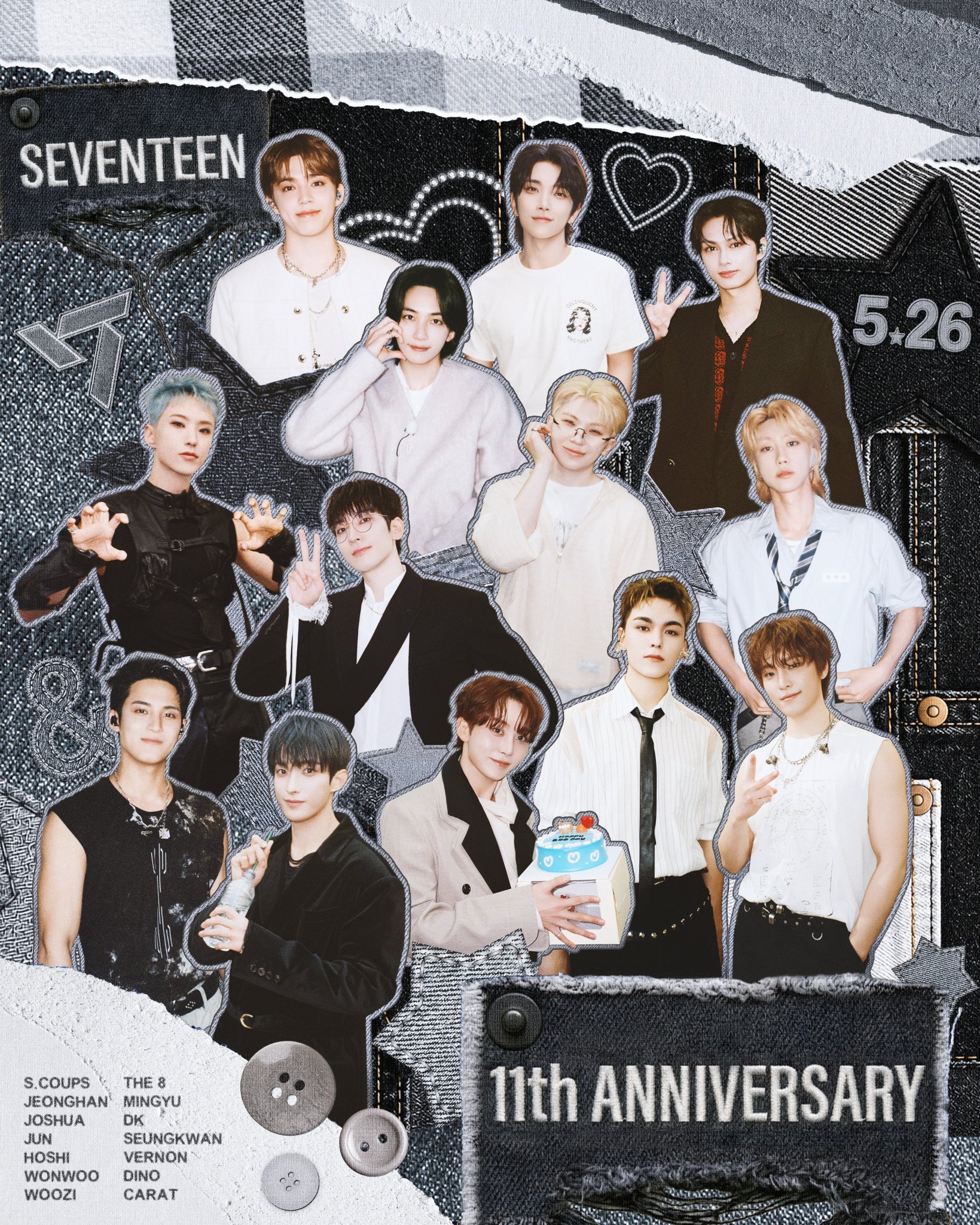 SEVENTEEN官咖更新：HAPPY SEVENTEEN's DAY!💎 