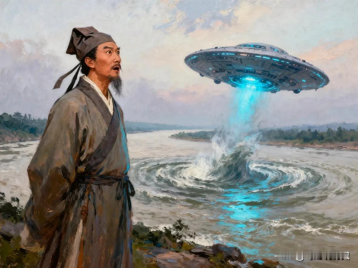 公元1071年秋，因反对王安石变法而外调杭州的苏轼，在赴任途中夜游镇江金山寺，意