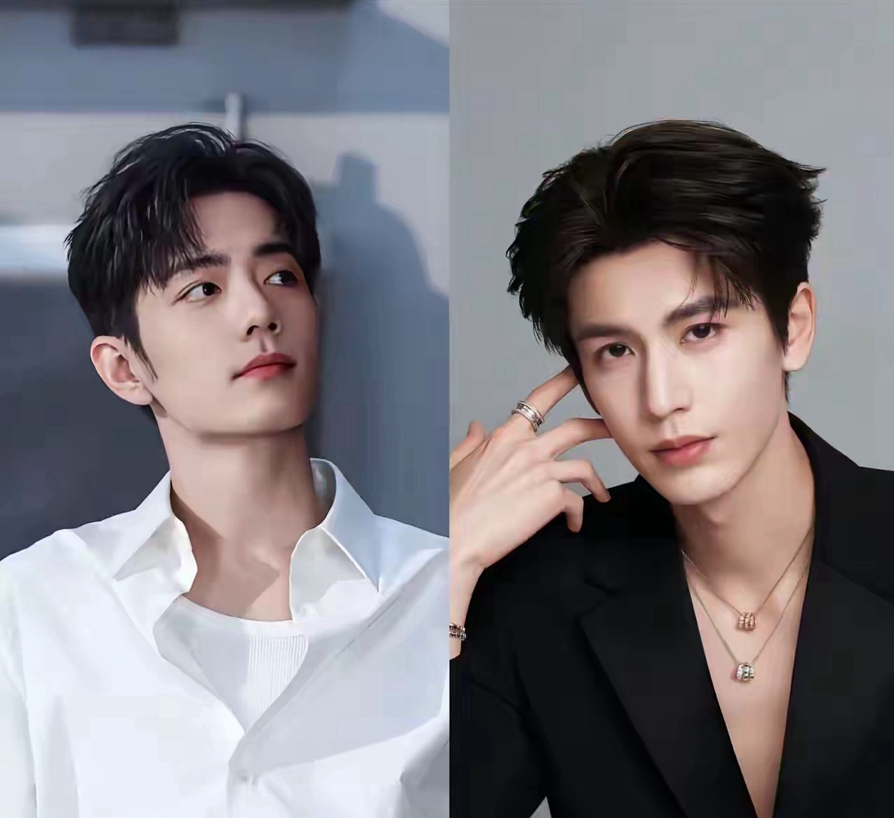 问所有女同胞一个问题，不许说谎！左边是肖战，今年35岁，身高183.6vm，重庆