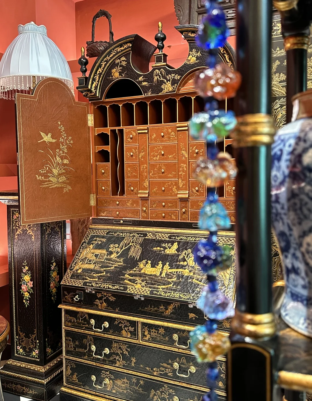 法式中古家具｜秘书柜多功能柜