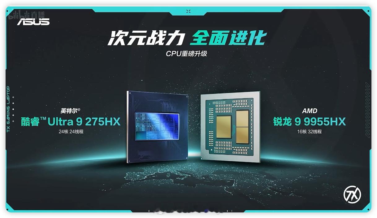 华硕天选6Pro带来英特尔®酷睿Ultra 9 275HX、AMD锐龙 9995