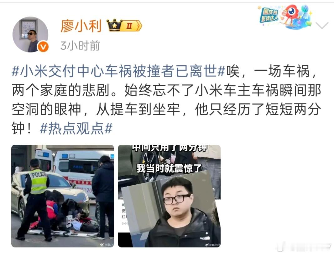 车主负主要责任，这一点是基本可以肯定的，至于小米方面有没有责任，这个恐怕不好划定