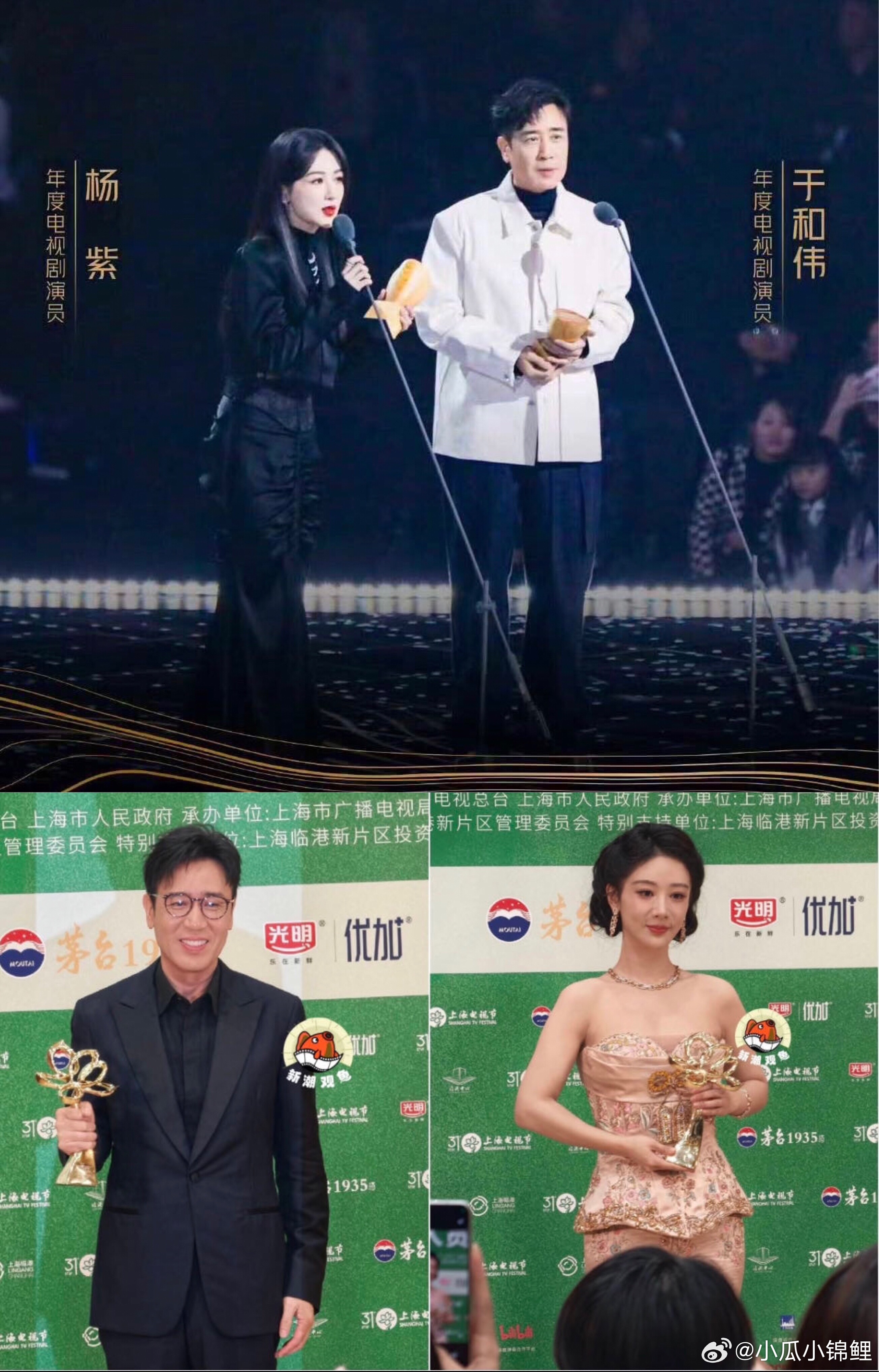 实至名归 杨紫三年三提获奖