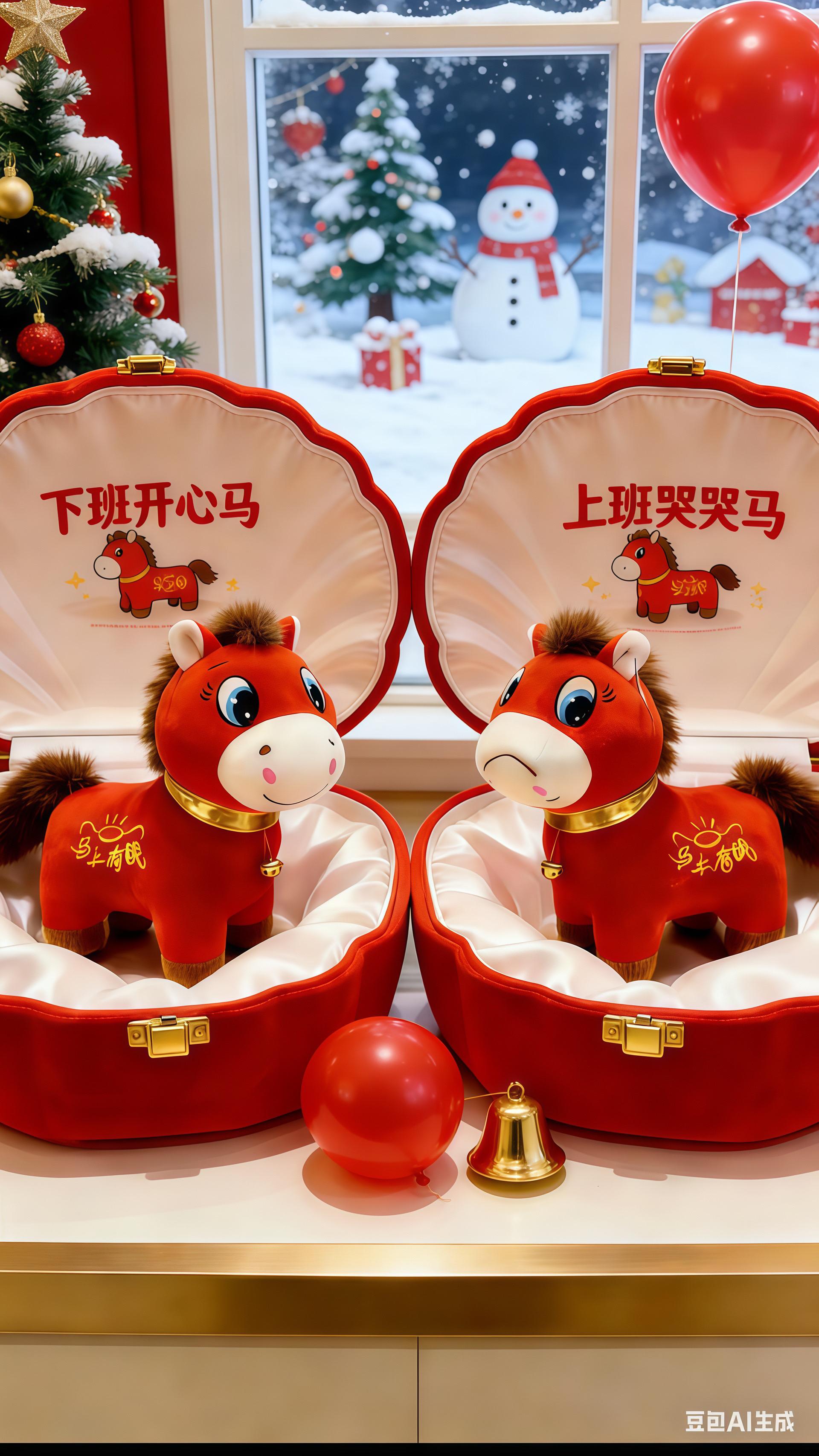 上班哭哭马，下班开心马