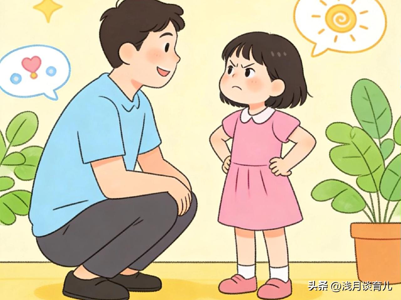 很多家长一遇到孩子顶嘴就炸毛：
我说东，他偏西；
让他做，他偏不；
好好说话，他