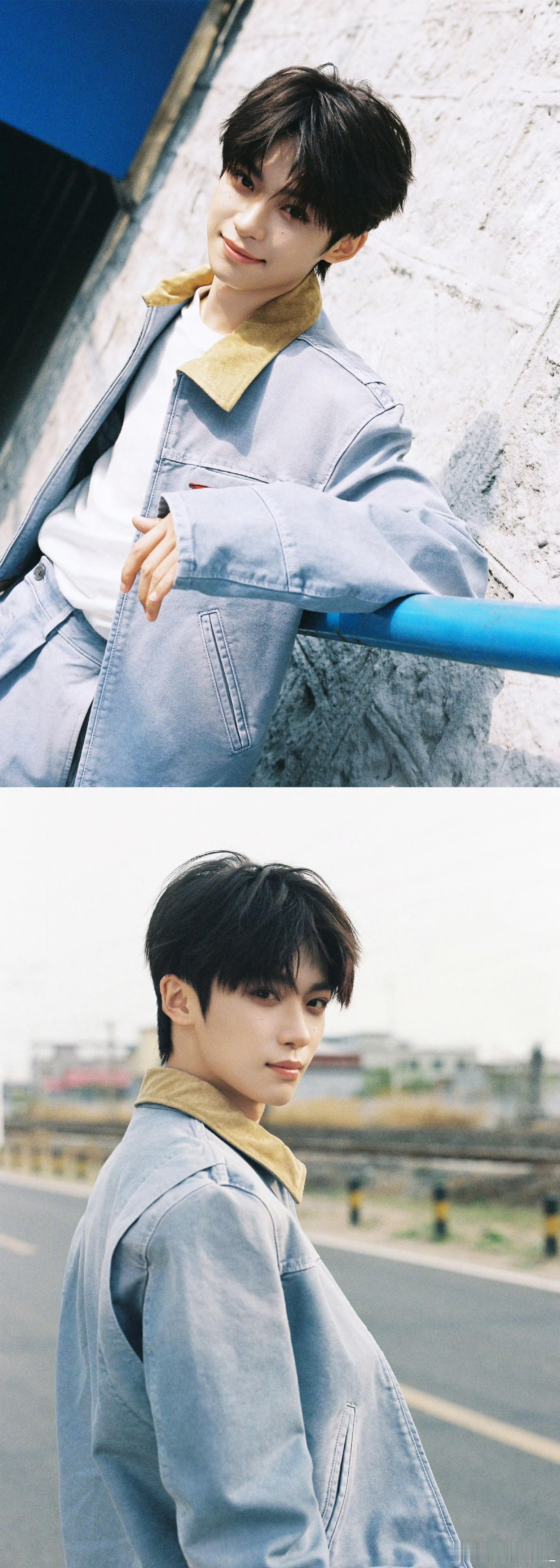 梓渝春日写真九宫格梓渝这组春日写真也太绝了，少年感与清新感拉满，每一帧都像春日限