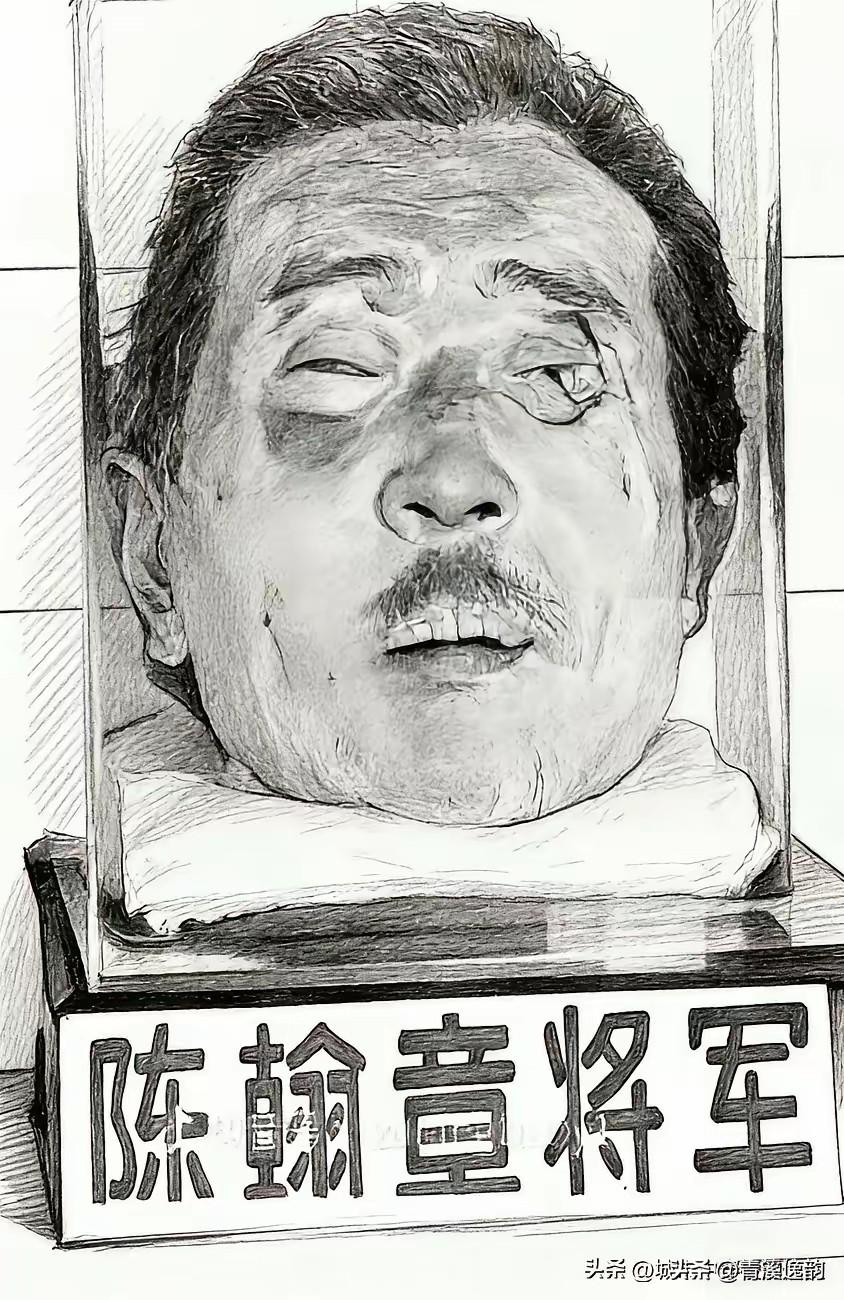 一双空洞的眼窝，一条被割去的舌头，一颗在药水里泡了近百年的头颅。陈翰章没有求饶，