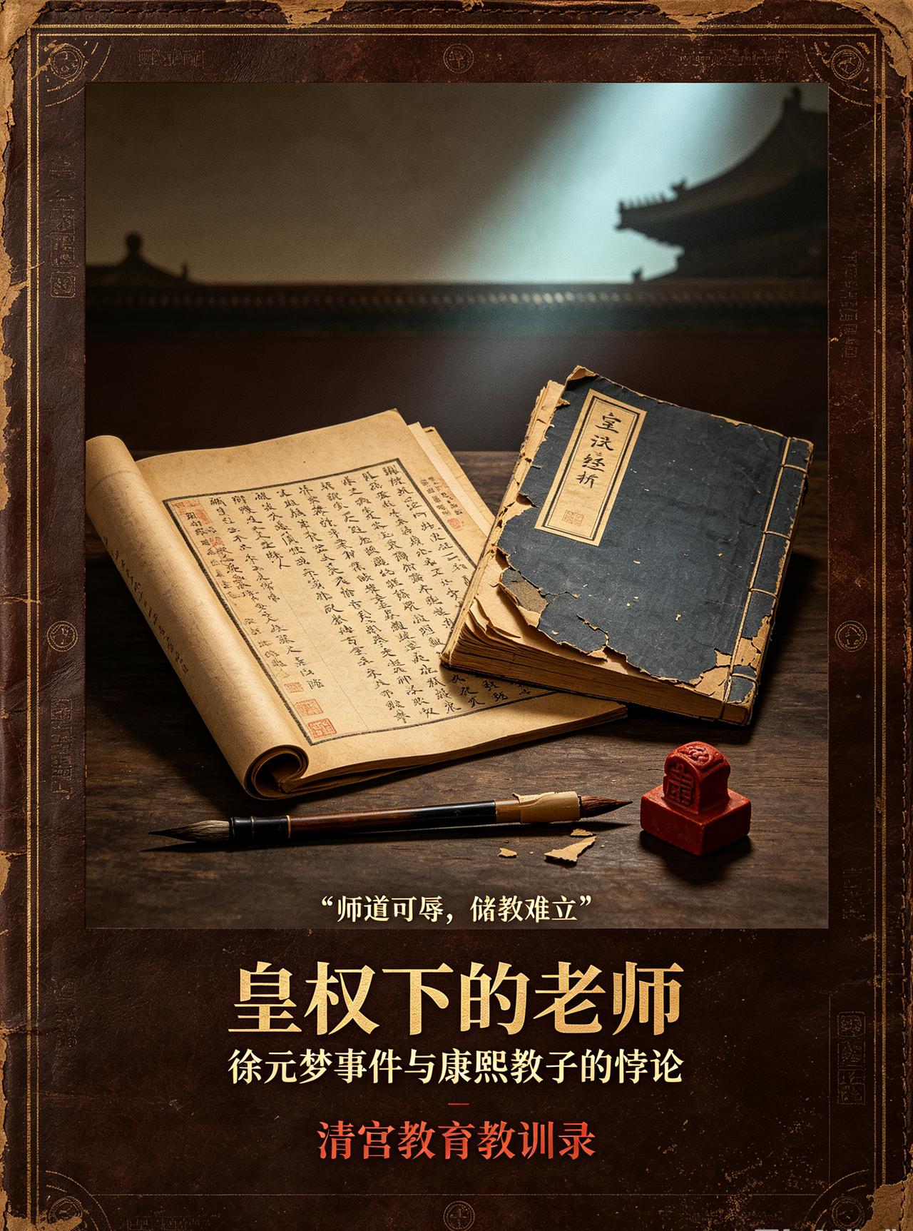 康熙这样残暴的教育儿子，怪不得教出九龙夺嫡这种惨剧！
   根据《清史稿·徐元梦