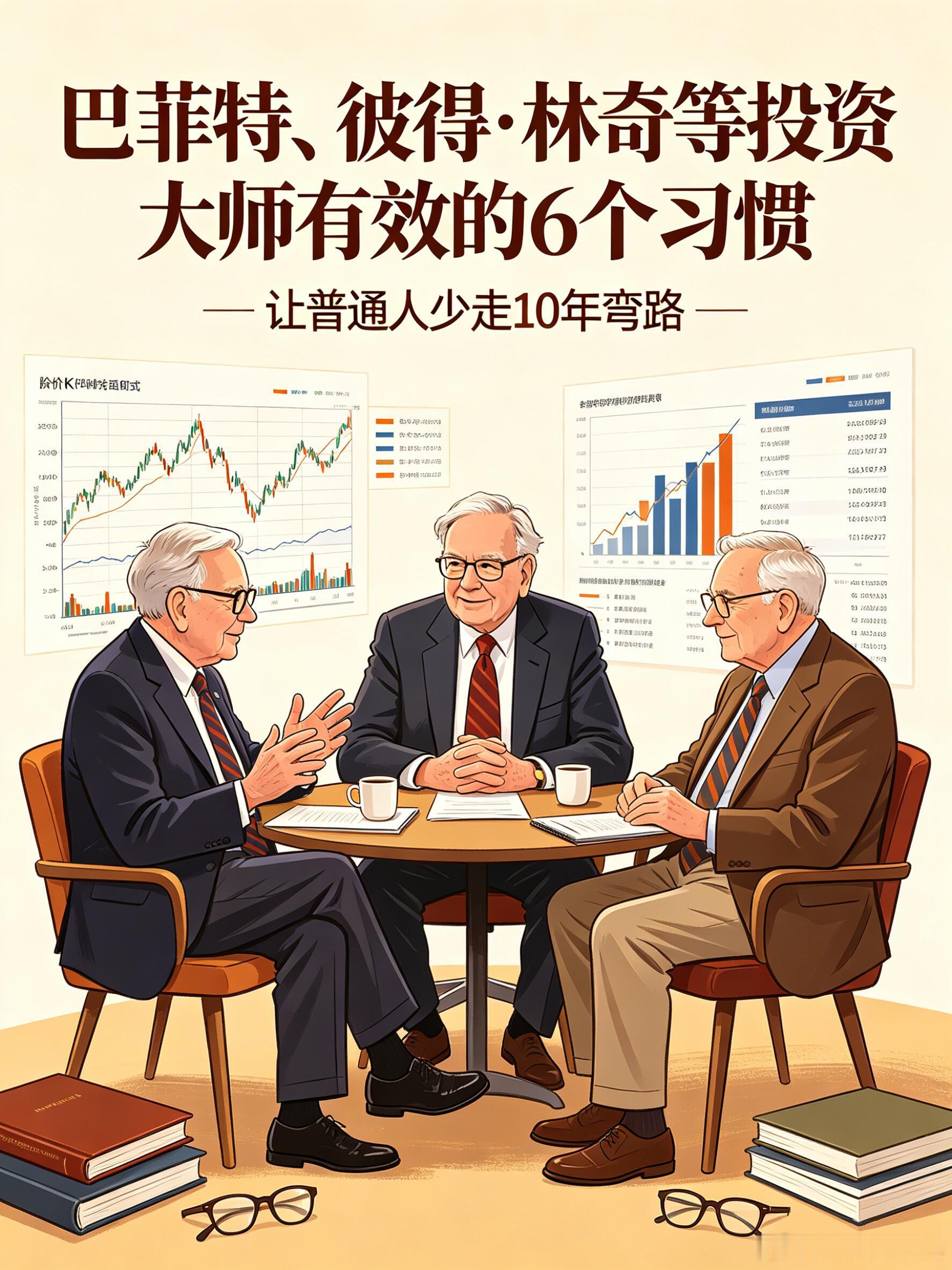 阅读，思考，记录，自检，耐心，能力圈六项基本原则，培养成好习惯，投资就会大有所成