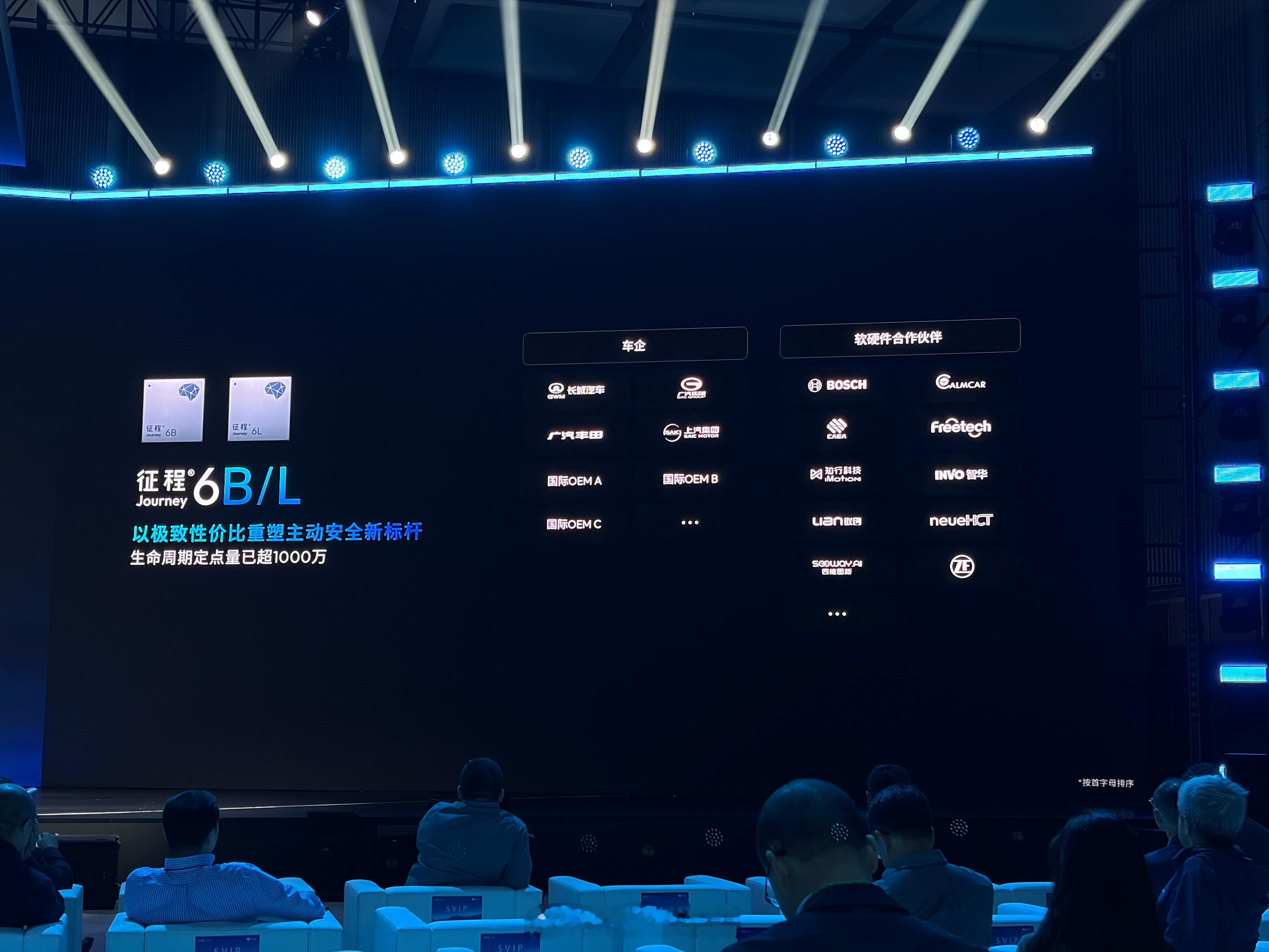 征程 6 系列实现百万量产，就用了 12 个月，几年前的征程 3，用了 36 个