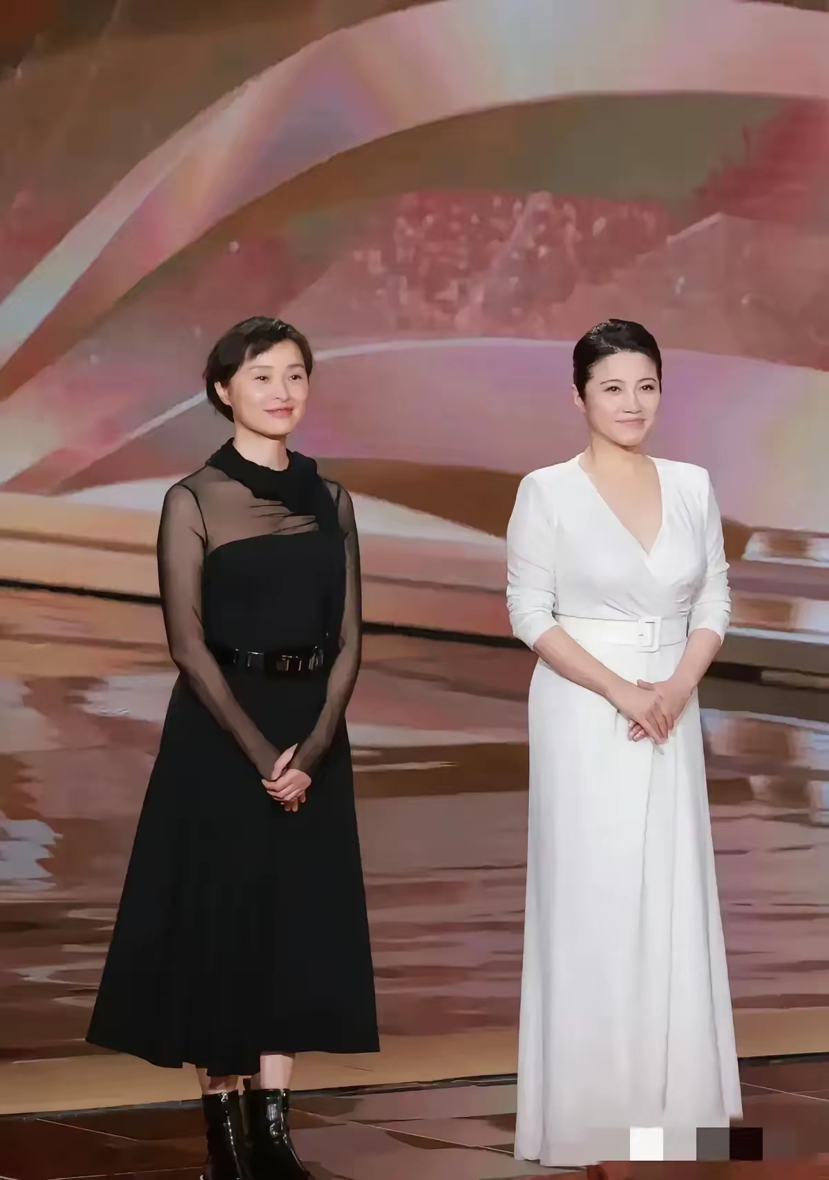 她们俩居然是同岁，都52岁的大龄剩女！一个是书香世家之后，一个是孔子后代，气质都