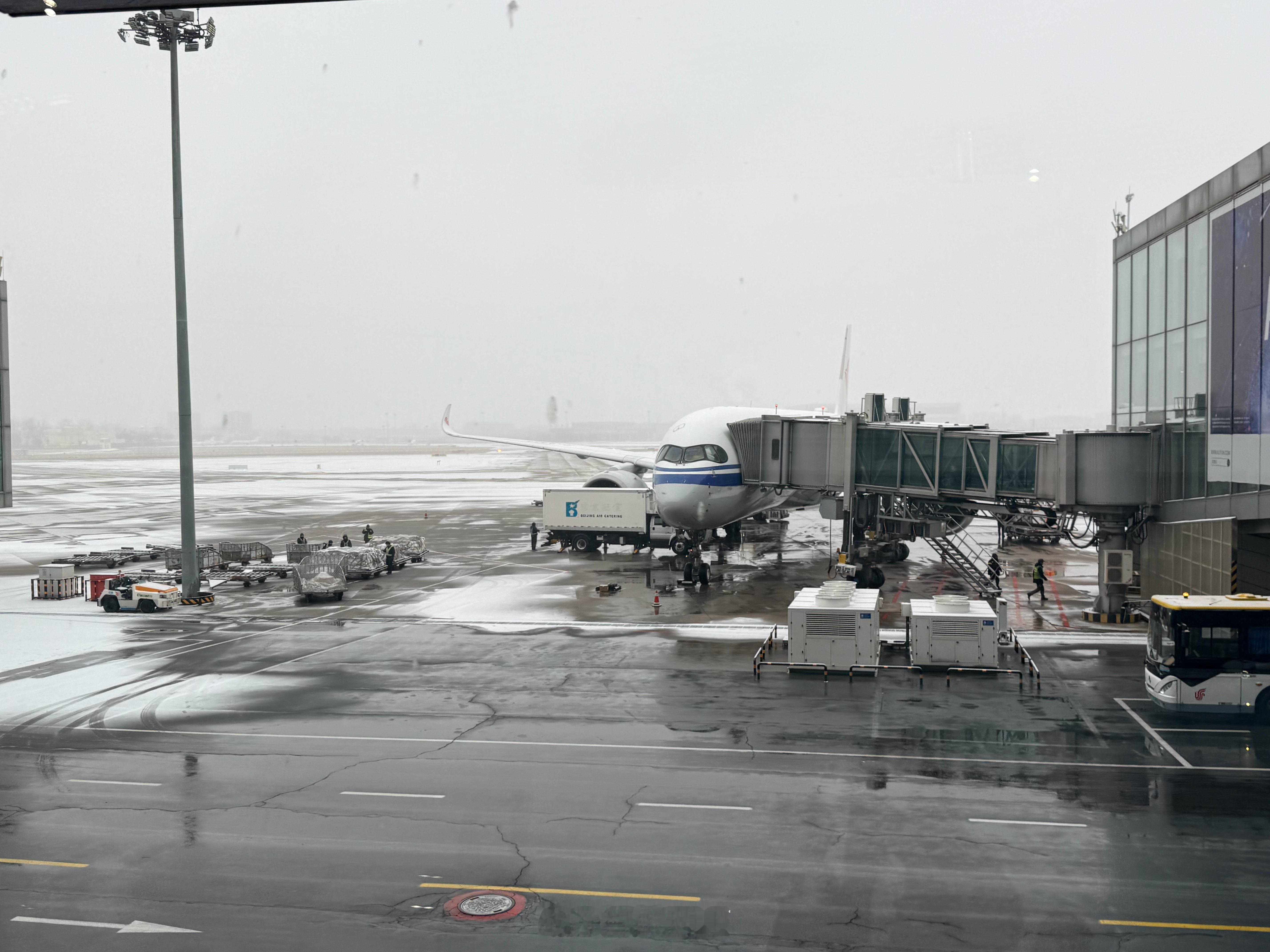 北京的雪下大了北京都有积雪啦今天你们那里下雪了吗 