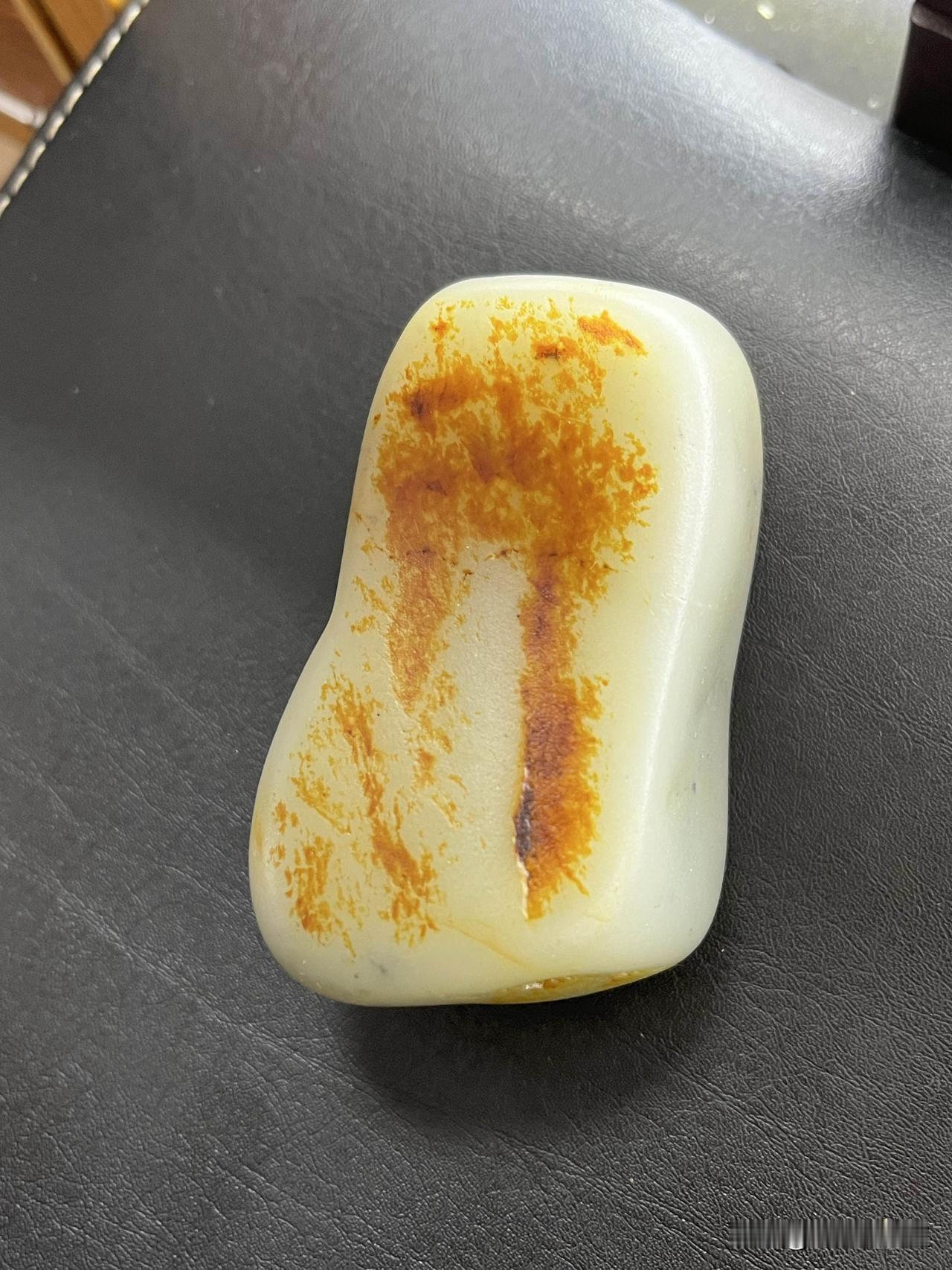 双面红皮手把件