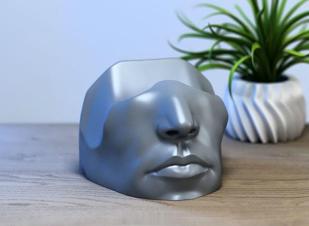“Face”PS5支架|设计：PRINTMOTION"Face" PS5手柄支架