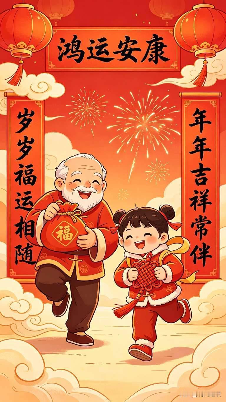 人这一生，所求不过平安顺遂，福气常伴，一副好对联，愿往后日子，好运一直都在！
 