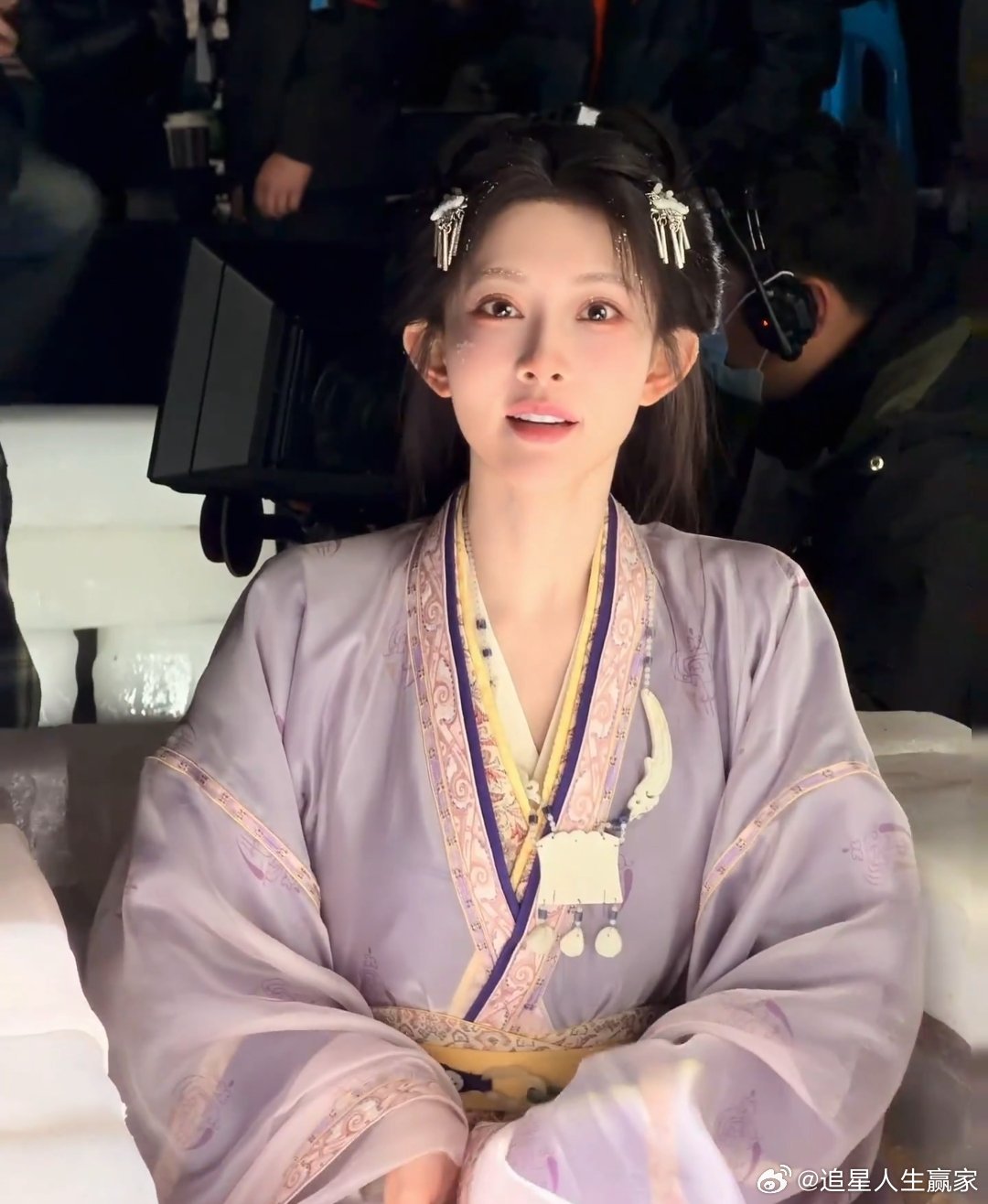 来看一组紫色系孟子义沈妙谁说孟子义演不了少女的 