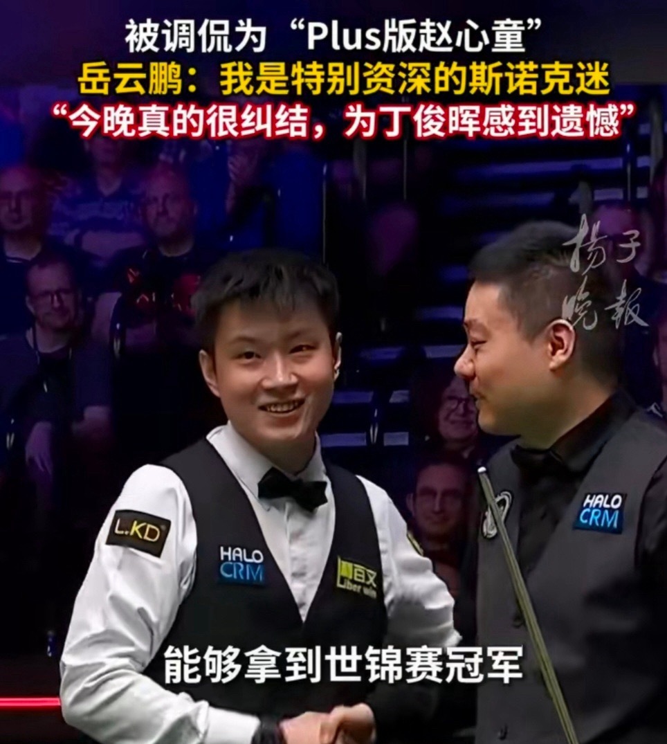 资深斯诺克迷岳云鹏谈丁俊晖vs赵心童：为丁主任遗憾，直言其状态不及赵心童，纠结又
