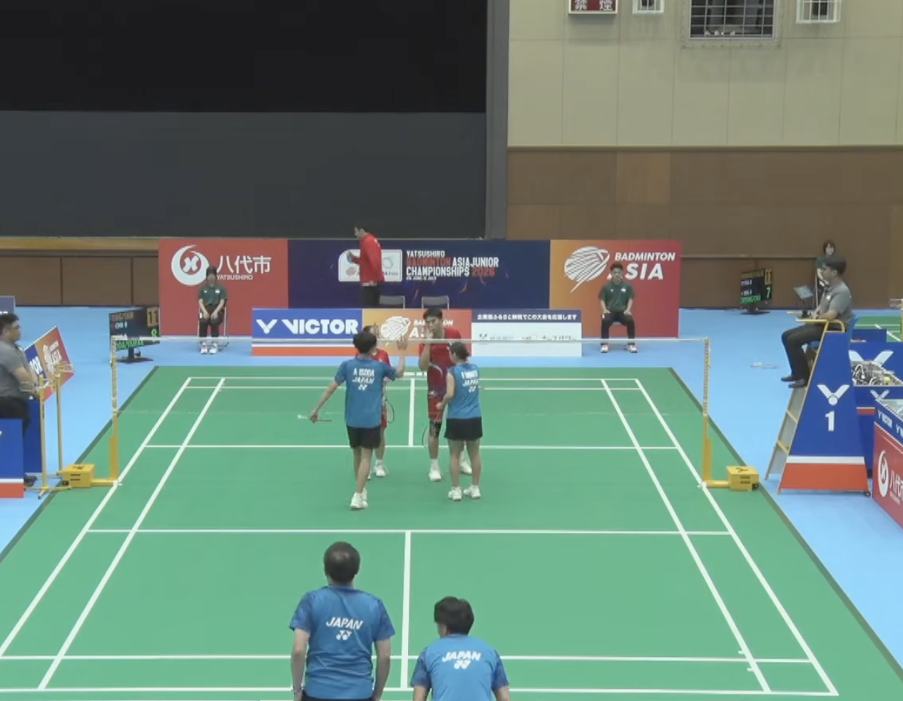 2026年羽毛球亚青赛 小组赛B组：中国🇨🇳 vs 🇯🇵日本第一盘：1、