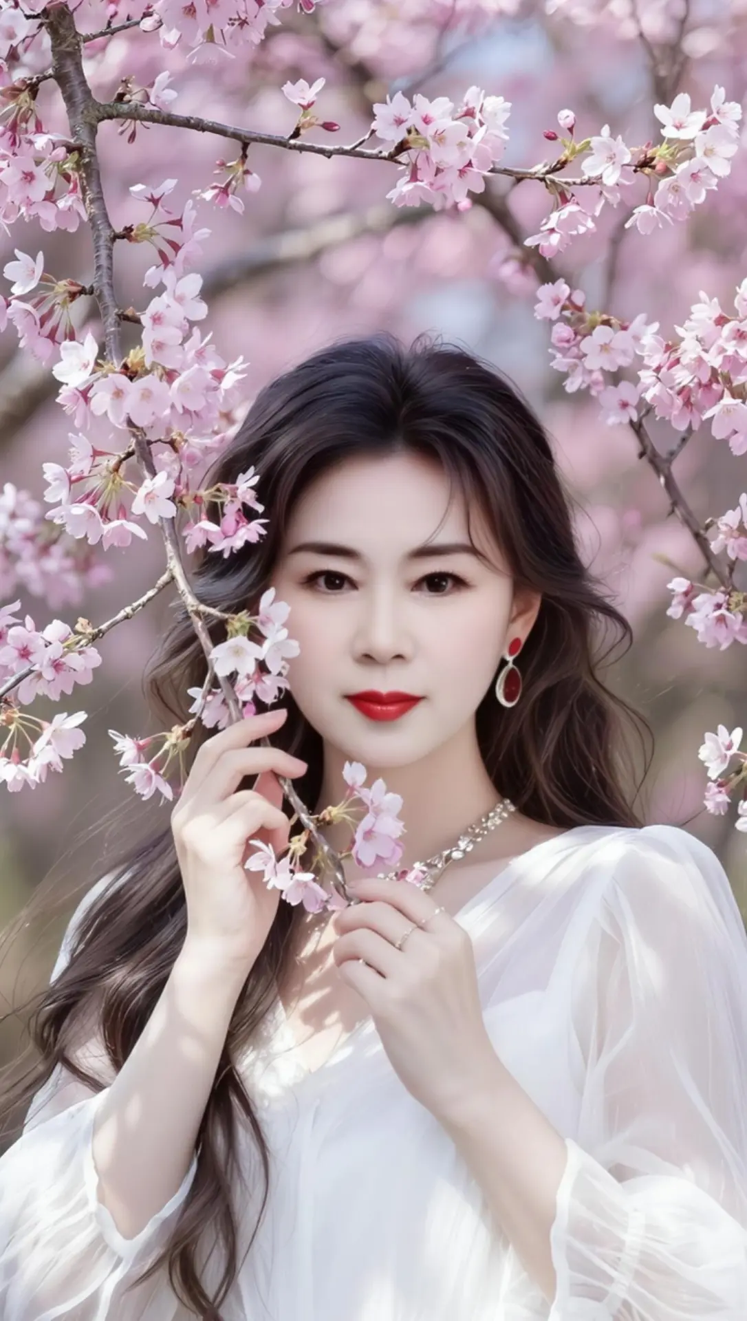 AI樱花美人写真 随变ai随便玩