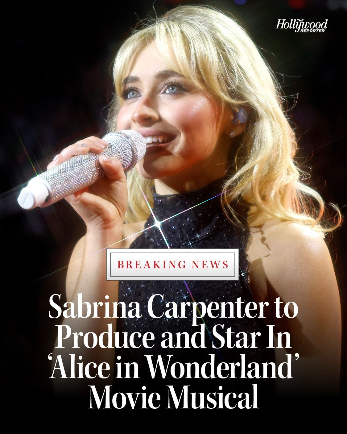 据外媒，匠妹Sabrina Carpenter确认主演《爱丽丝梦游仙境》真人版电