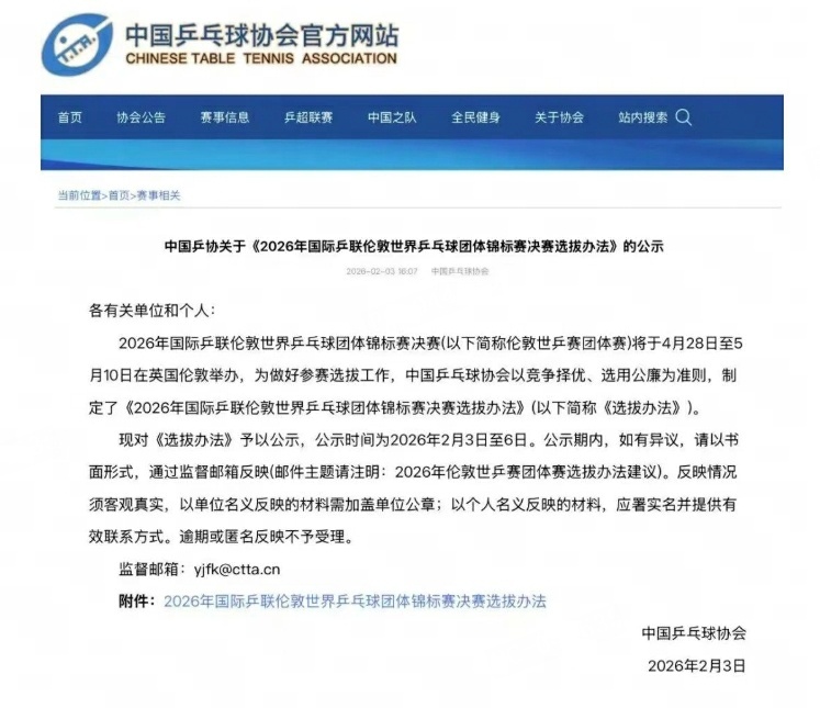 这是压力又给到樊振东了呗！表面上看是：参赛资格我给你了，打不打你自己决定！这剧本