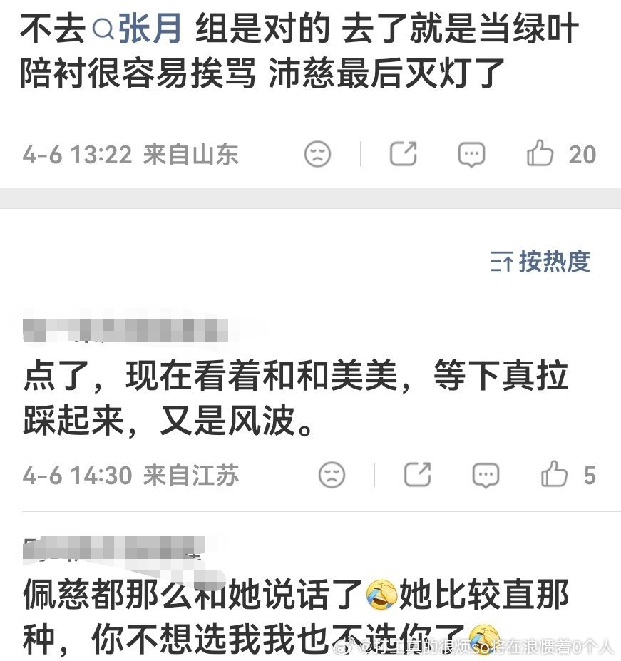 认同（安琦）不去张月组是对的，有实力的皇的组，去了就是当绿叶陪衬cp位又有陈瑶占