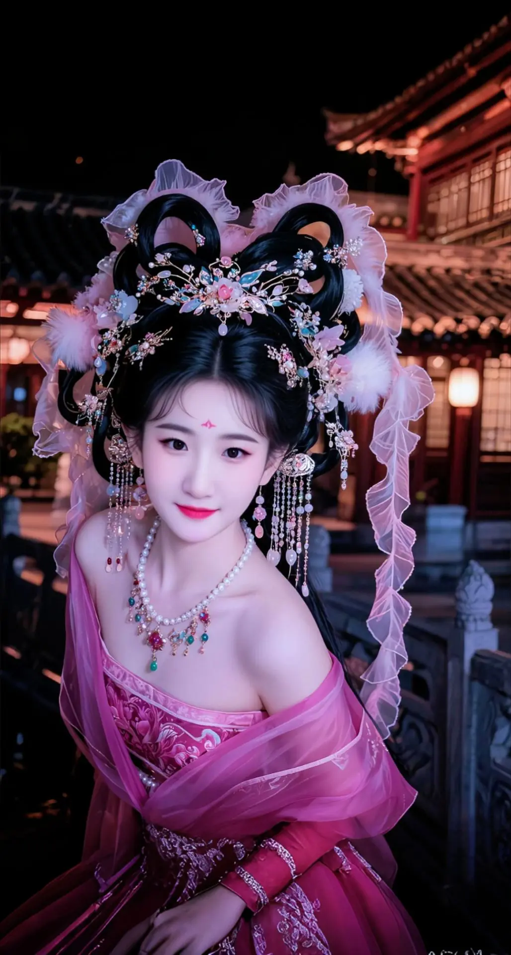 AI扩图 AI古风美人写真 ai创作