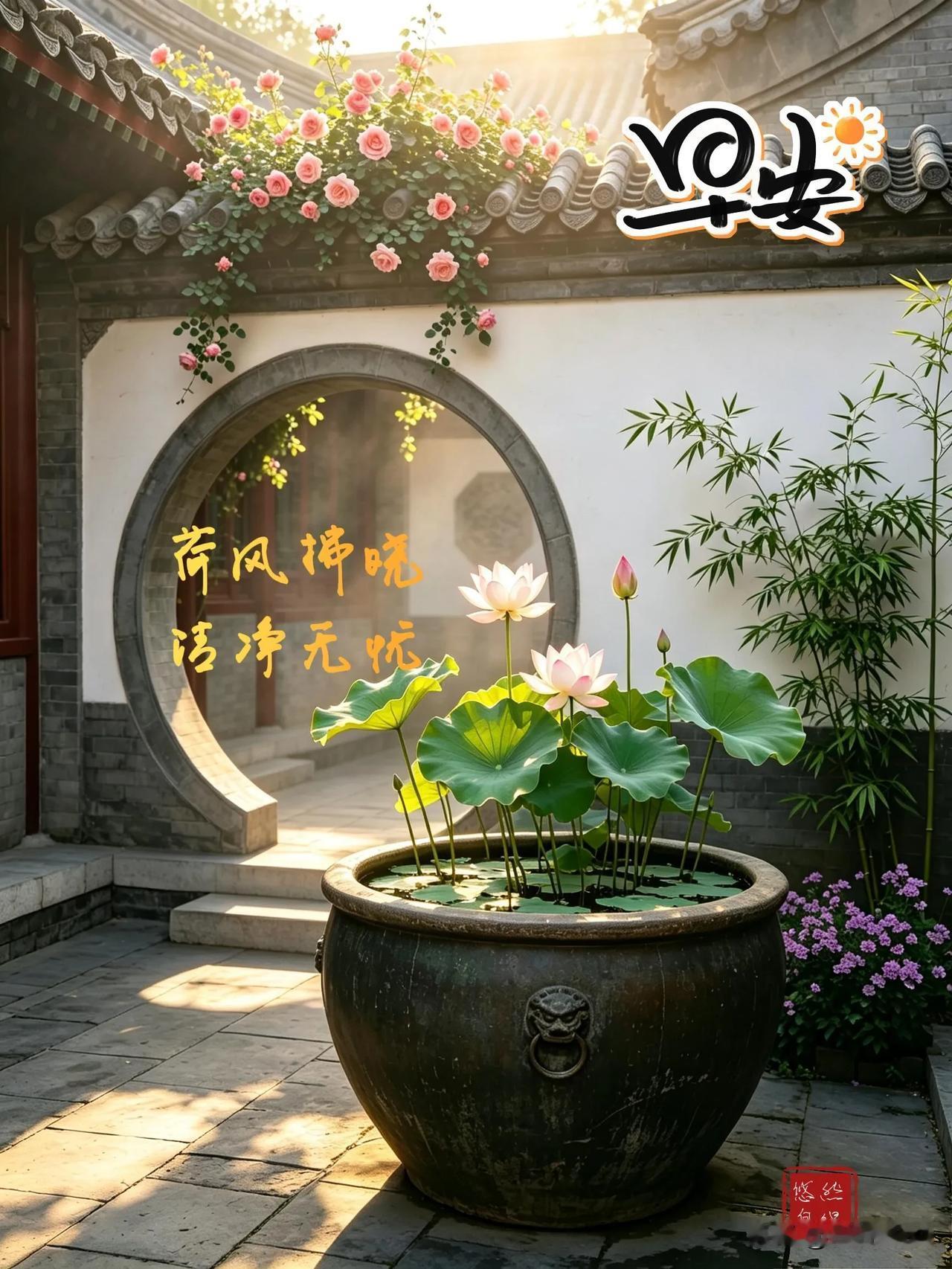晨光如约而至，生活虽有不易，但心怀希望，就会遇见温柔。祝早安，万事渐好。
