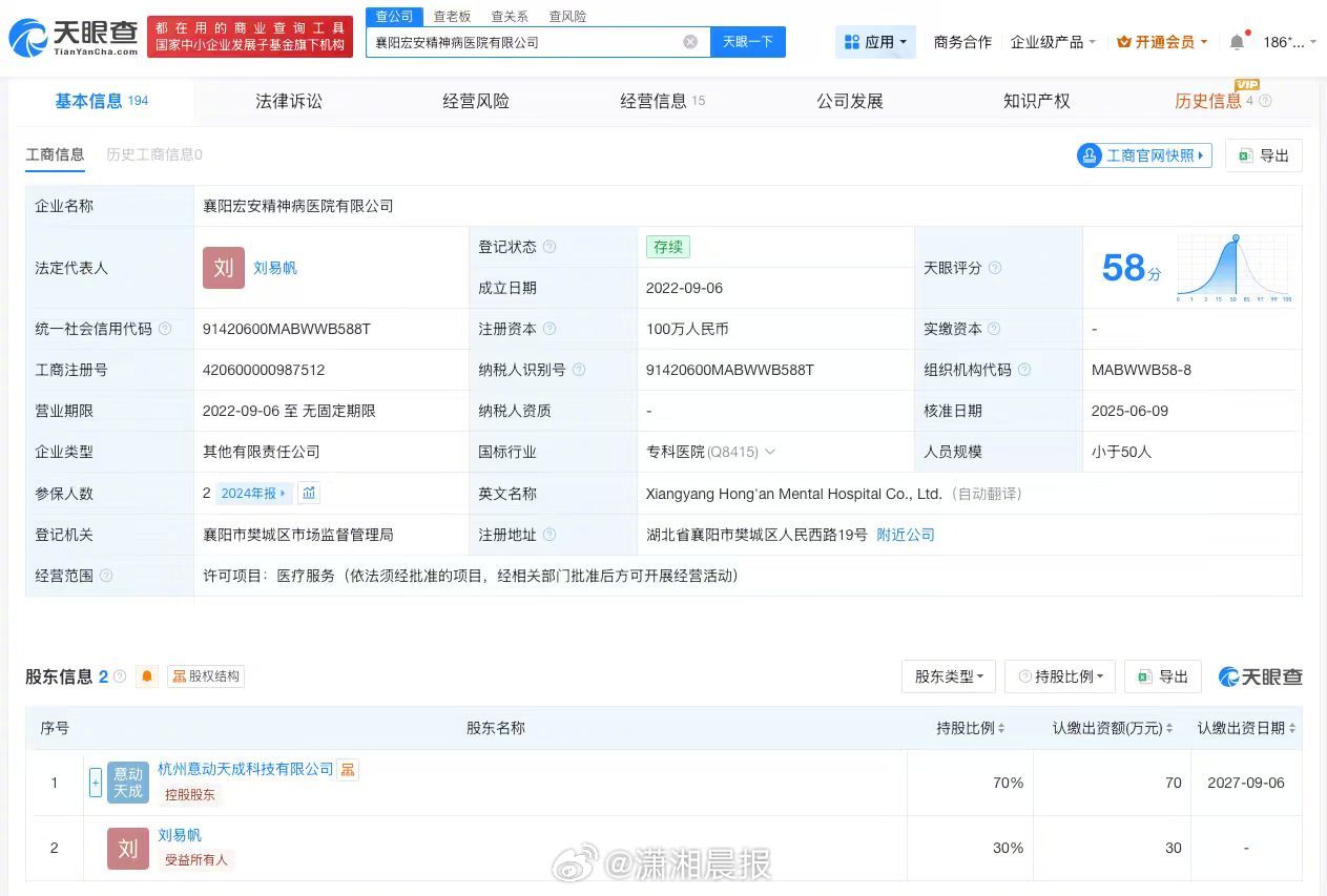 【#揭秘骗保精神病医院关联公司#，#骗保精神病医院此前曾为建设工程公司#】#精神
