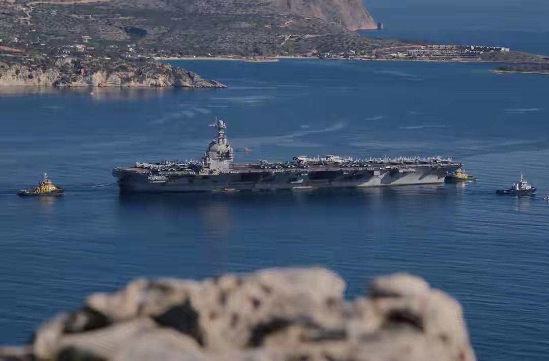 突发！福特号彻底退场！希腊10天小修变14个月大修！直接返航美国了！美军福特号航