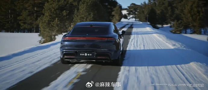 尚界Z7无伪实车图片，全系搭载华为途灵平台该车定位新能源中大型轿车，将全系搭载华