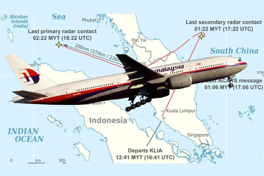 载有 239 名乘客和机组人员，其中154 名中国人的MH370航班失踪十年后，