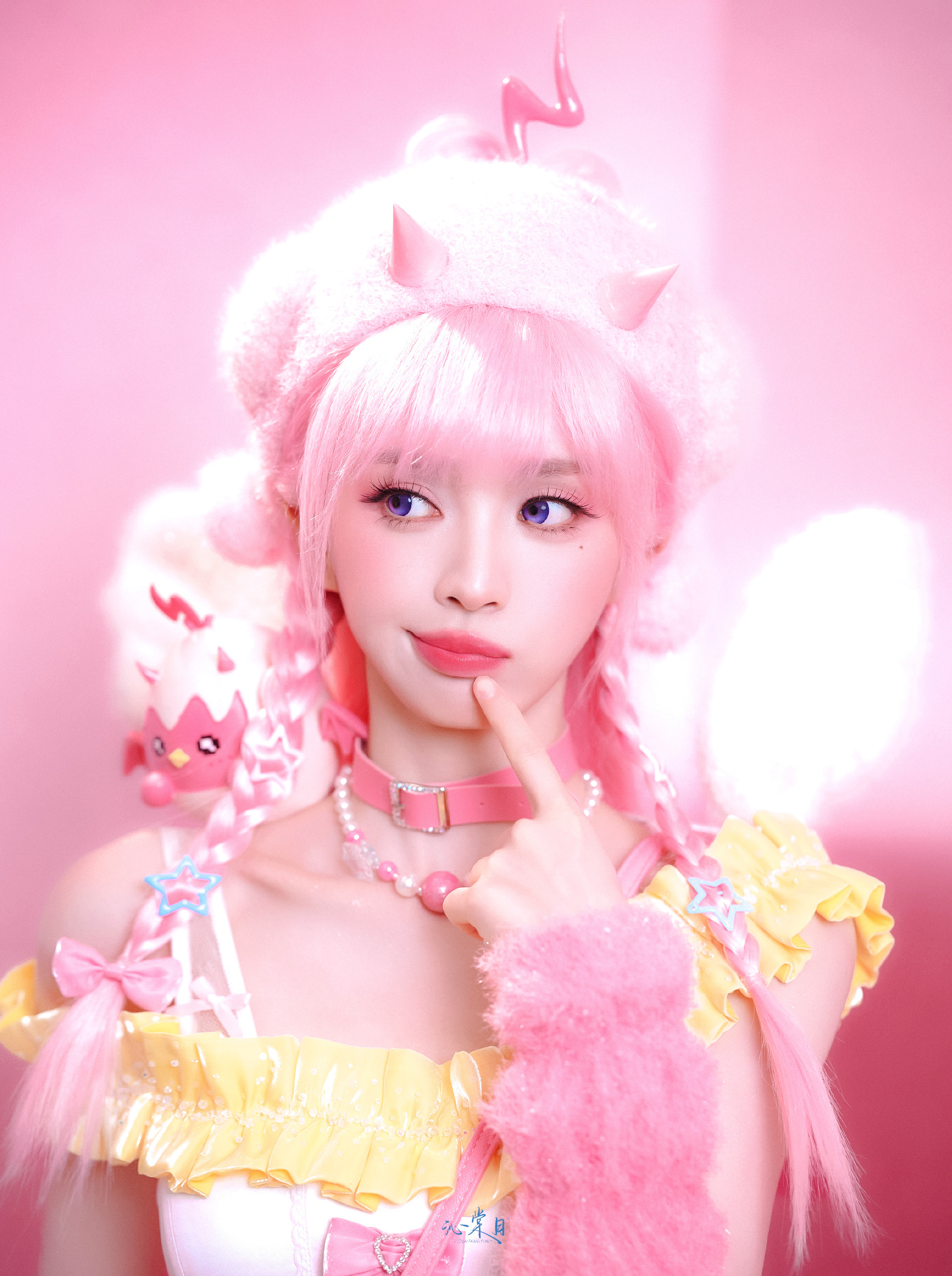 田曦薇 和平精英代言人  可爱的公主💕✨   田曦薇青风吹又生一人饰两角
